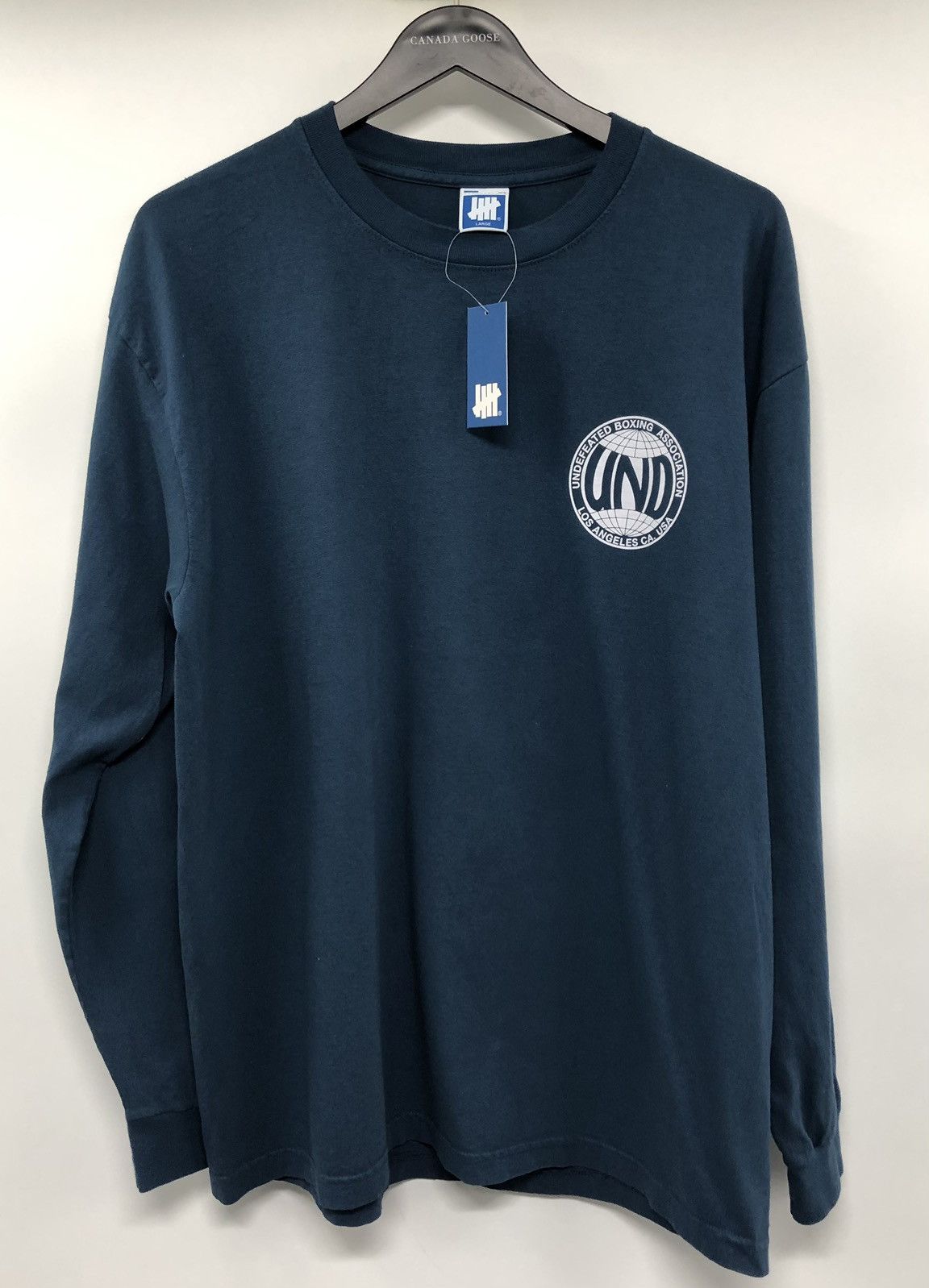 Undefeated Undefeated UBA Boxing Association Blue Long Sleeve T-Shirt Size US L / EU 52-54 / 3 - 2 Thumbnail