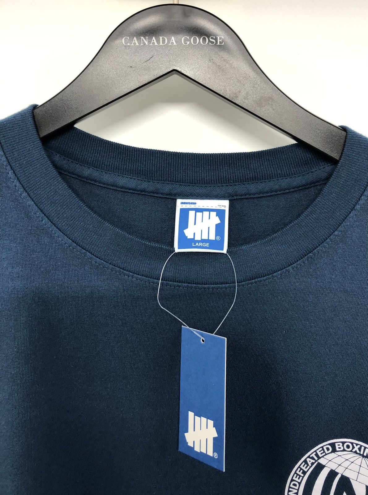 Undefeated Undefeated UBA Boxing Association Blue Long Sleeve T-Shirt Size US L / EU 52-54 / 3 - 3 Thumbnail