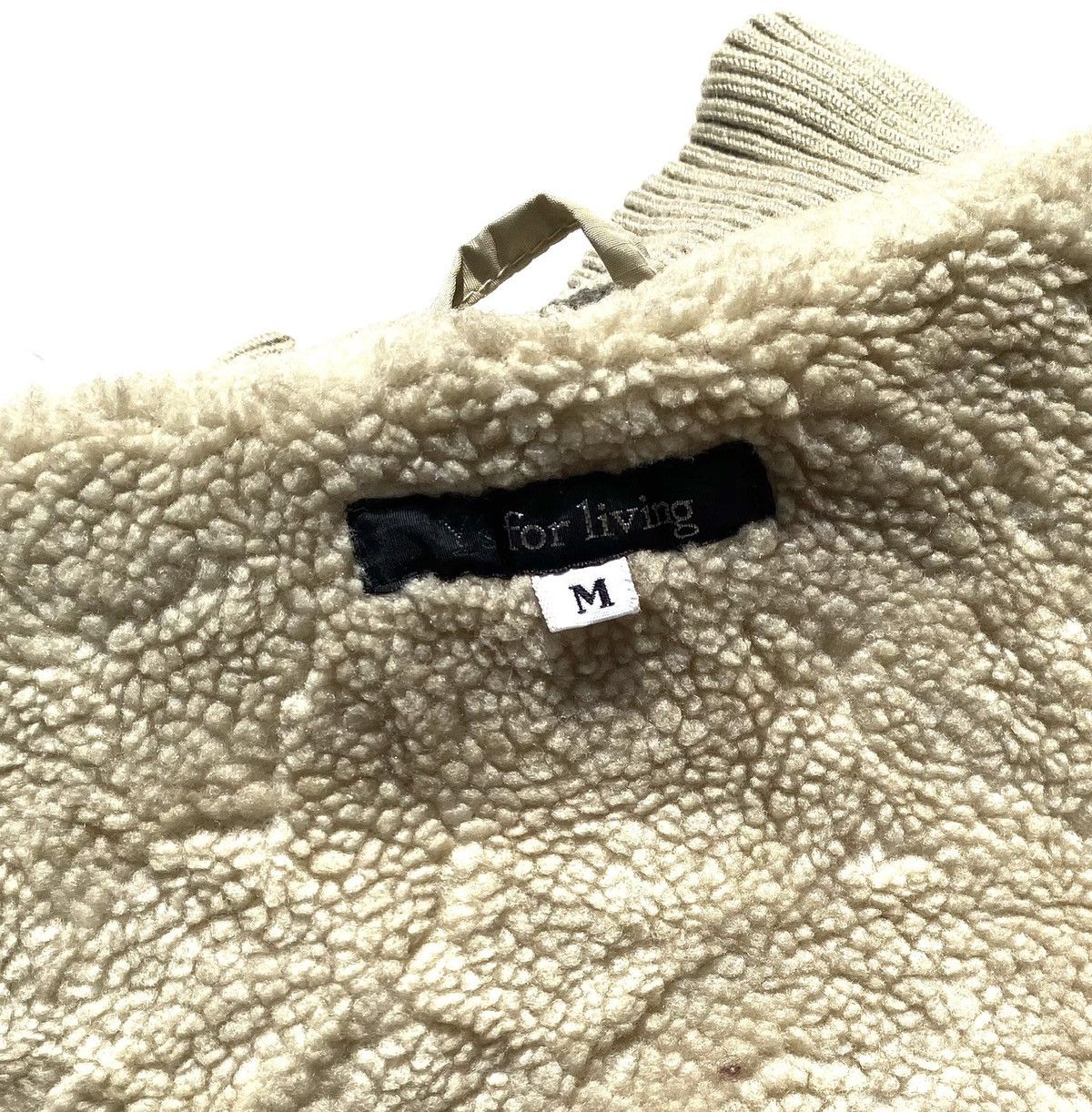 Y’s for living Bomber Shearling jacket