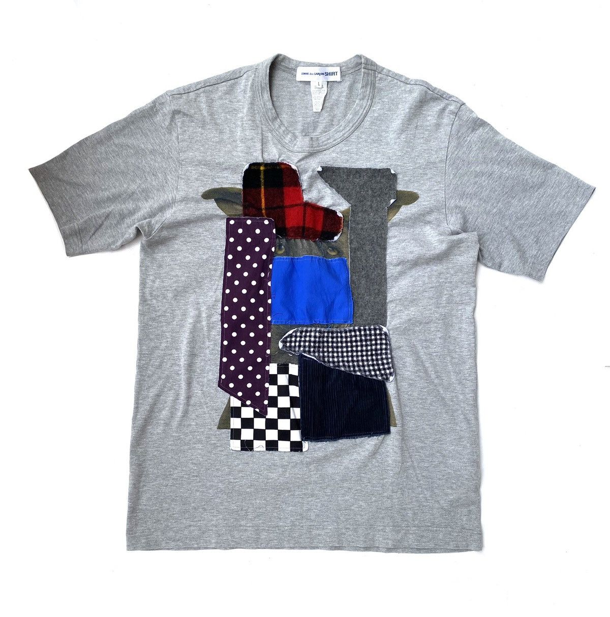 Comme des Garcons SS14 Animal Patchwork T Shirt Size US L / EU 52-54 / 3 - 1 Thumbnail