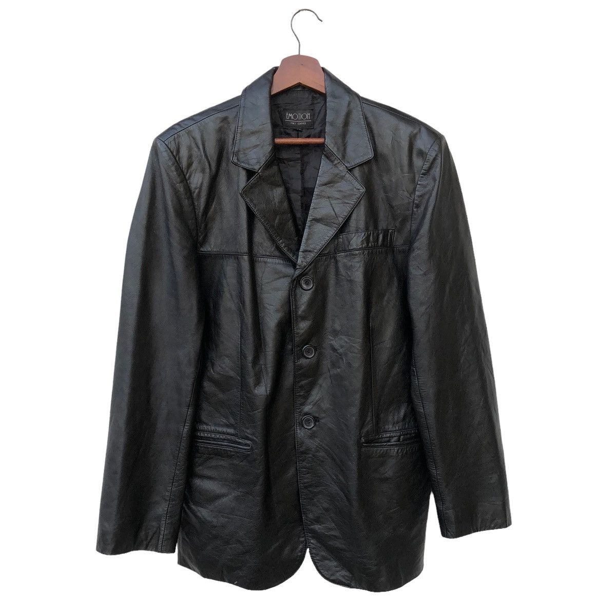 Branded Leather Awesome Emotion Leather Jacket Size US M / EU 48-50 / 2 - 1 Thumbnail