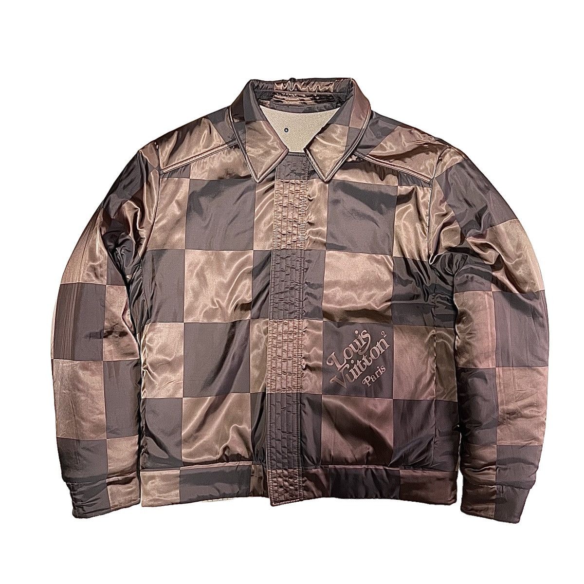Louis Vuitton LOUIS VUITTON NIGO X VIRGIL LV2 Reversible big damier bomber Size US M / EU 48-50 / 2 - 3 Thumbnail