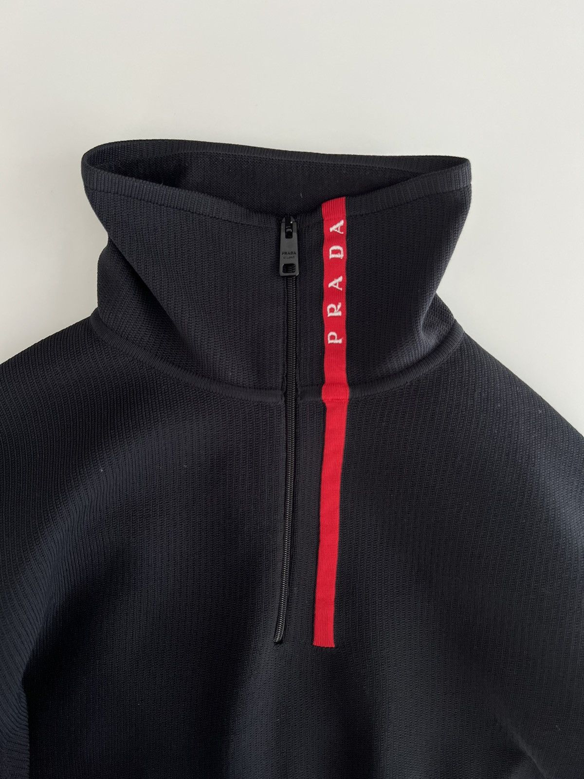 Prada 🔥$1.6K🔥 RUNWAY Prada Sport Stretchy Tech Knit Top Size US S / EU 44-46 / 1 - 5 Thumbnail