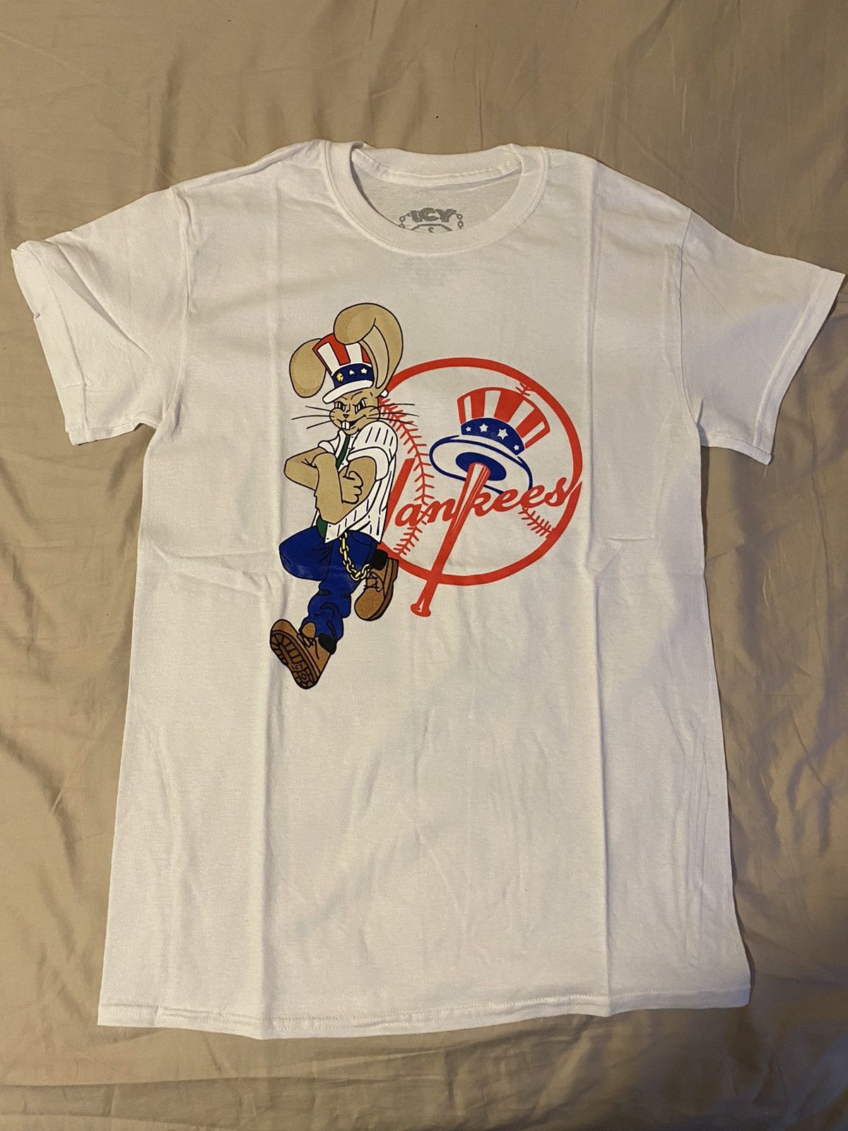 Icy Rabbit Icy Rabbit NY Yankees Graphic Tee Size Small New NYC Size US S / EU 44-46 / 1 - 2 Thumbnail