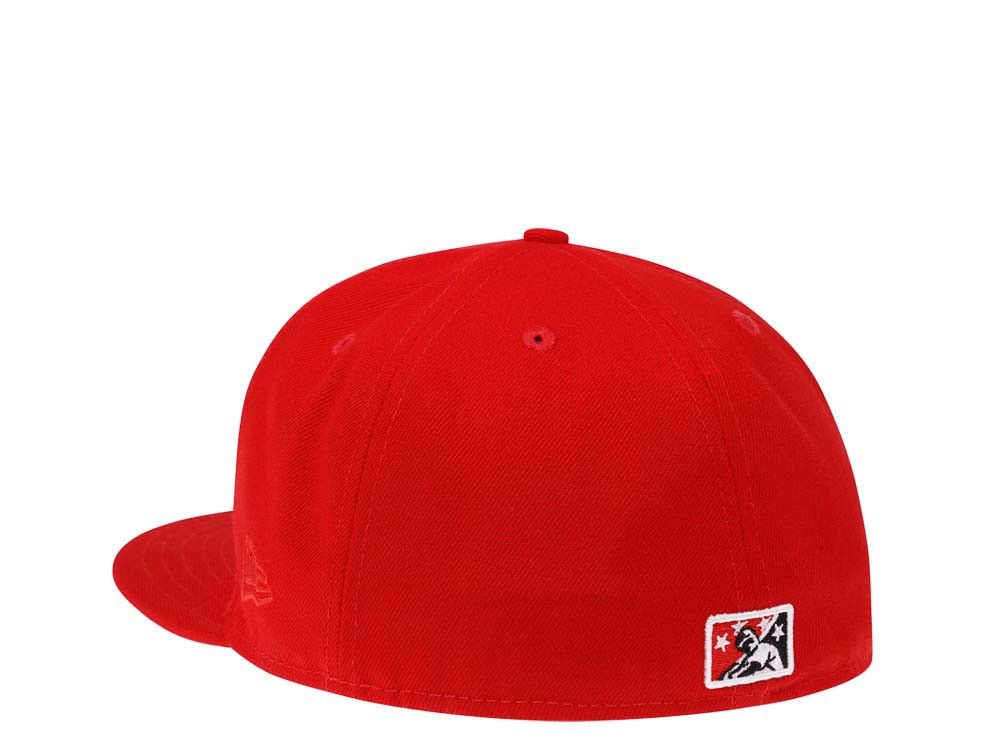 MLB × New Era Topperz Red Green Buffalo Bisons 7 1/8 Fitted Not Hatclub Size ONE SIZE - 8 Thumbnail