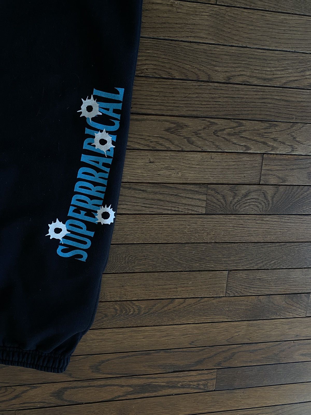 Superrradical Superrradical Black Bullet Hole Logo Sweatpants 32 Bart M Size US 32 / EU 48 - 2 Thumbnail
