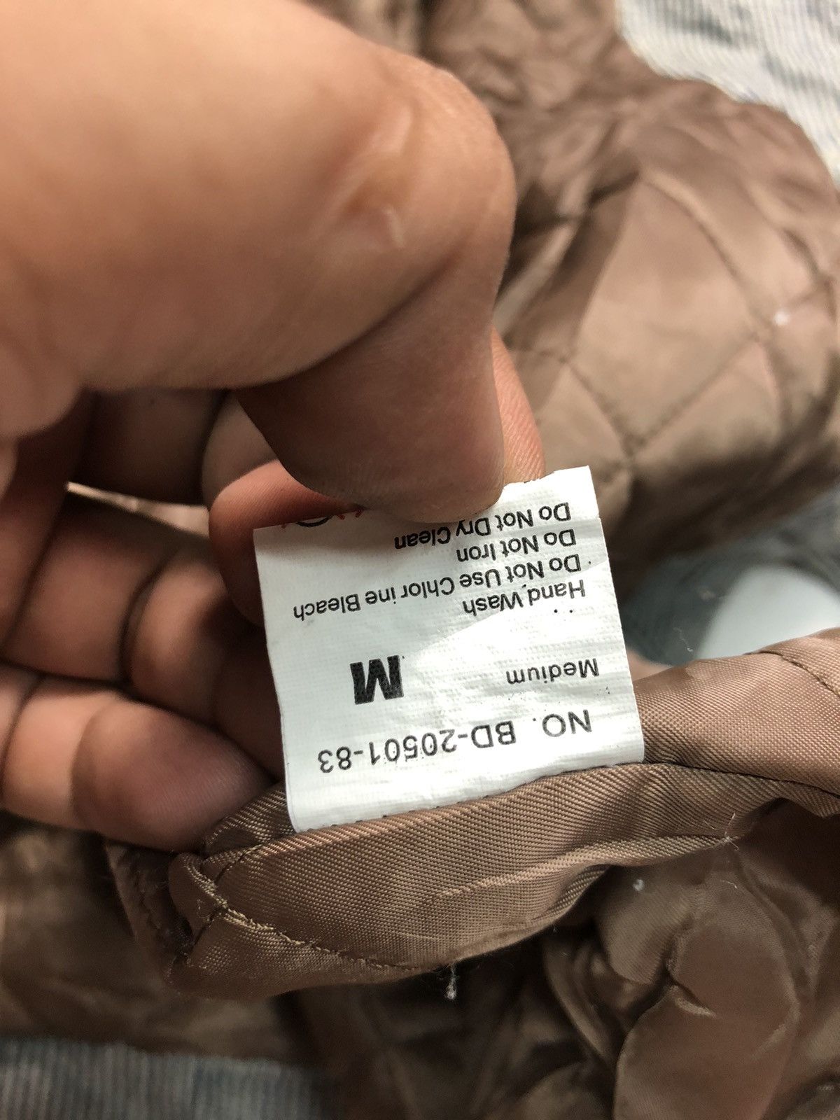Japanese Brand BURDEN BORN TO RIDE HICKORY QUILTED INNER BUTTON JACKET Size US M / EU 48-50 / 2 - 7 Thumbnail