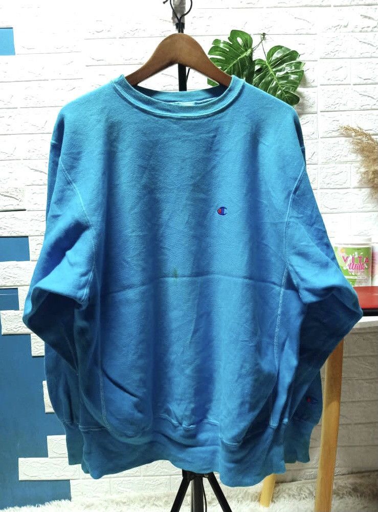 Champion × Vintage VINTAGE CHAMPION CREW NECK SWEATSHIRT EMBROIDERY SMALL LOGO Size US XL / EU 56 / 4 - 1 Thumbnail