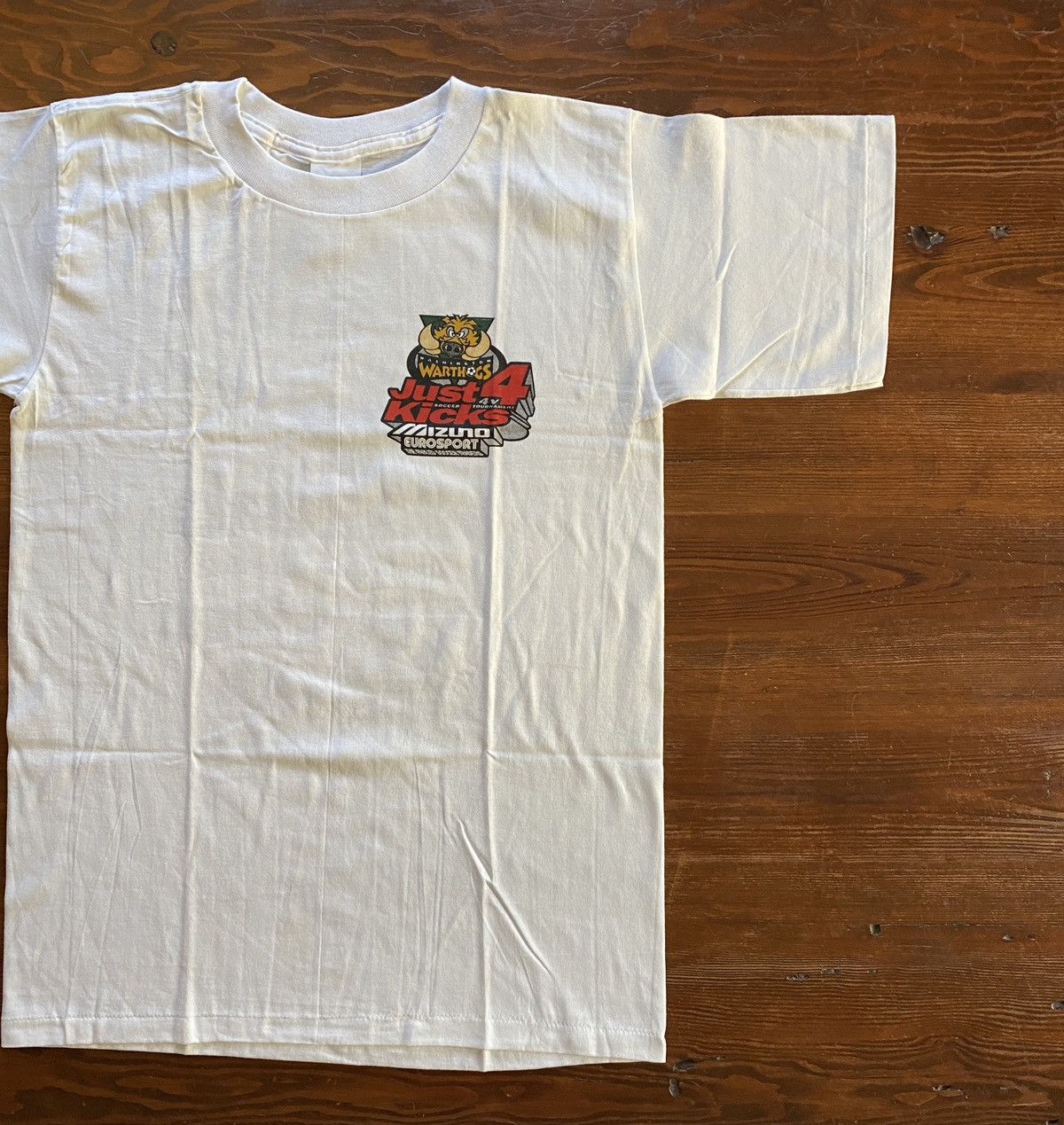 Mizuno Vintage 90’s Washington DC Warthogs Soccer Single Stitch Tee Size US S / EU 44-46 / 1 - 1 Thumbnail