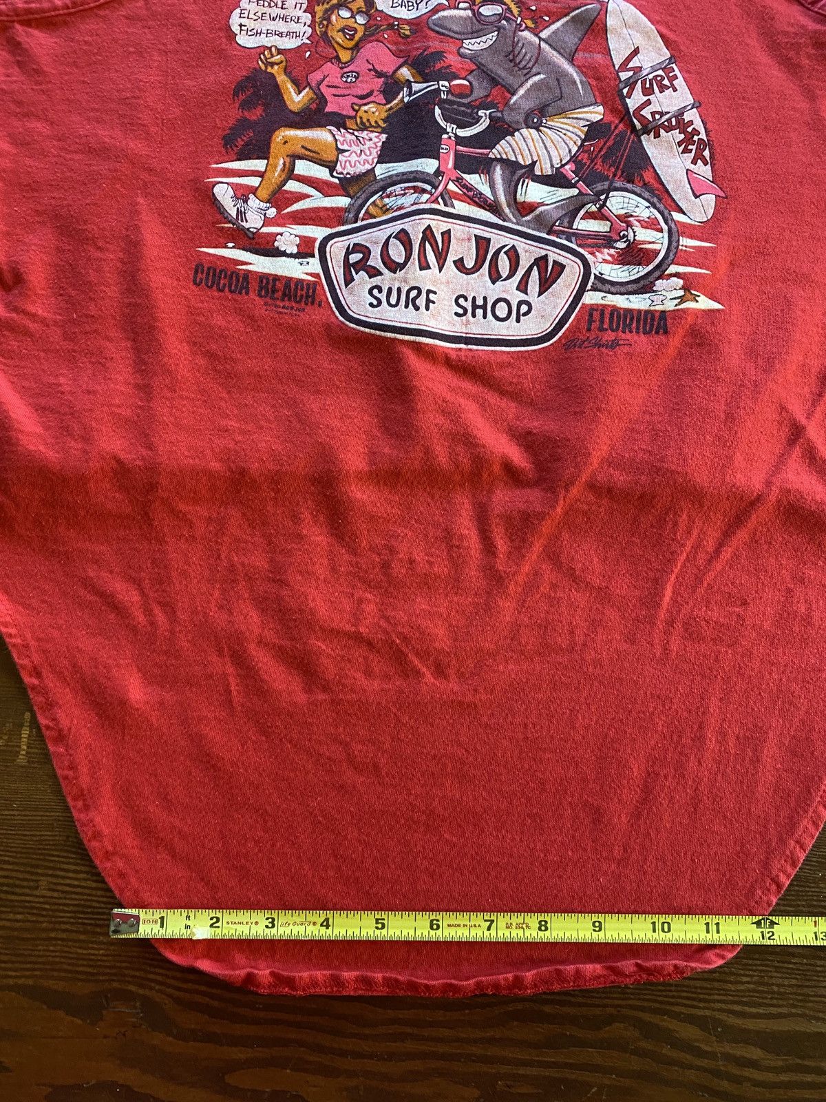 Ron Jon Surf Shop Vintage ‘86 Ron Jon Florida Cropped Front Single Stitch Tank Size US L / EU 52-54 / 3 - 15 Thumbnail