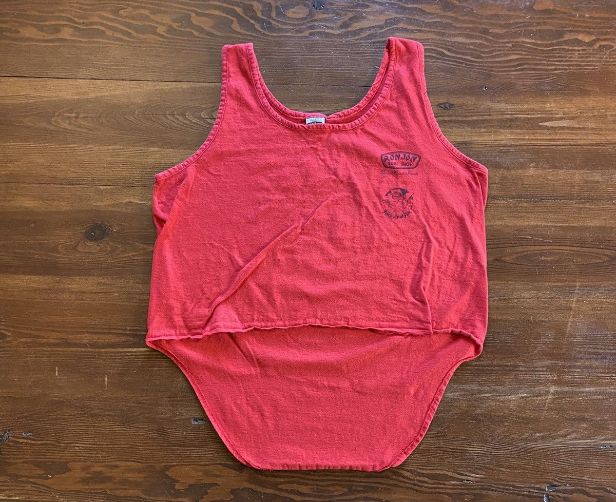 Ron Jon Surf Shop Vintage ‘86 Ron Jon Florida Cropped Front Single Stitch Tank Size US L / EU 52-54 / 3 - 9 Thumbnail