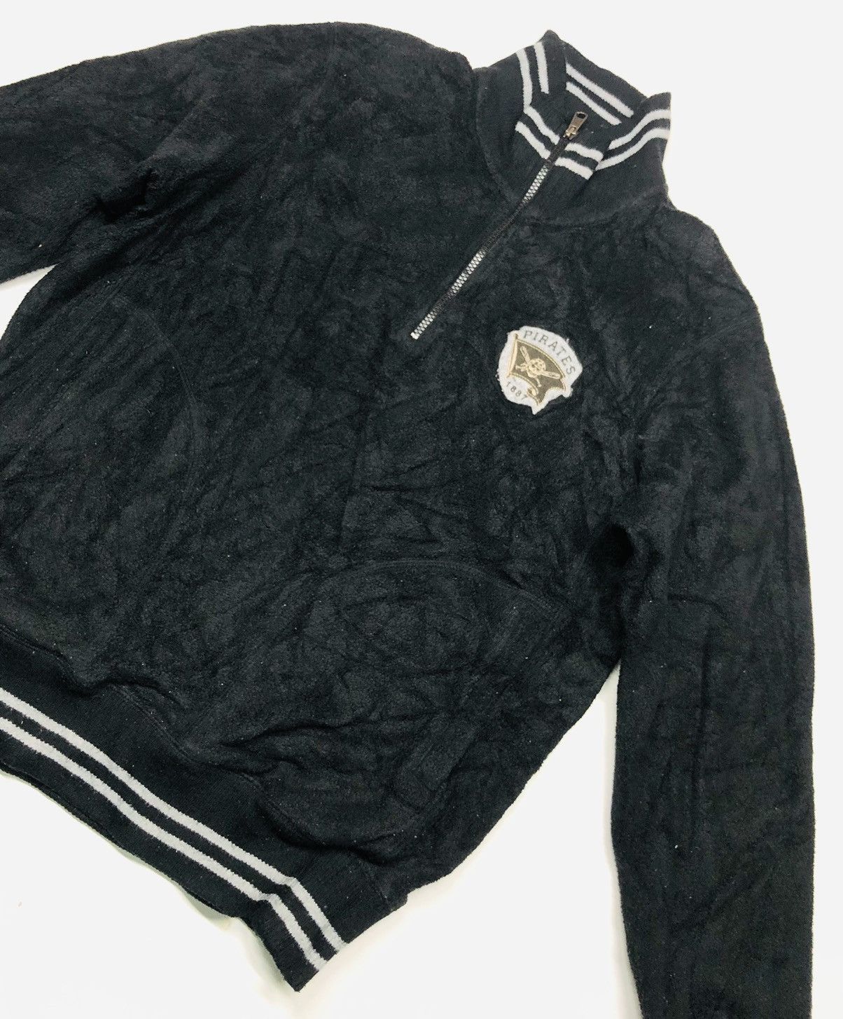 MLB × Uniqlo × Vintage VINTAGE PIRATES MLB X UNIQLO QUARTER ZIPPER FLEECE JAPAN Size US L / EU 52-54 / 3 - 2 Thumbnail