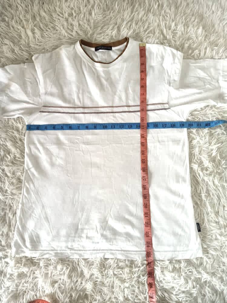 Designer × Valentino × Vintage VINTAGE GIANNI VALENTINO LIMITED STRIPE TEE Size US M / EU 48-50 / 2 - 6 Thumbnail
