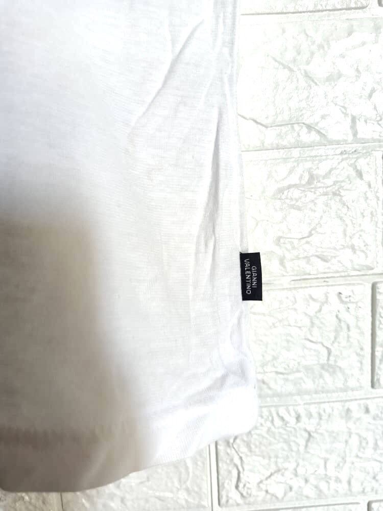 Designer × Valentino × Vintage VINTAGE GIANNI VALENTINO LIMITED STRIPE TEE Size US M / EU 48-50 / 2 - 3 Thumbnail