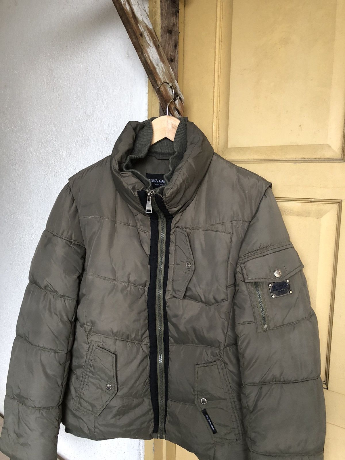 Dolce & Gabbana Vintage Dolce & Gabbana 2 in 1 Puffer Bomber Jackets Size US M / EU 48-50 / 2 - 6 Thumbnail