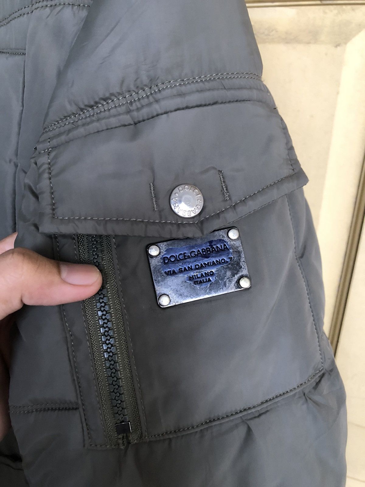 Dolce & Gabbana Vintage Dolce & Gabbana 2 in 1 Puffer Bomber Jackets Size US M / EU 48-50 / 2 - 9 Thumbnail