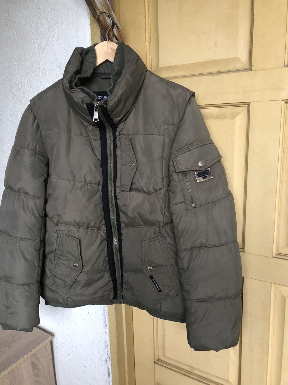 Dolce & Gabbana Vintage Dolce & Gabbana 2 in 1 Puffer Bomber Jackets Size US M / EU 48-50 / 2 - 7 Thumbnail