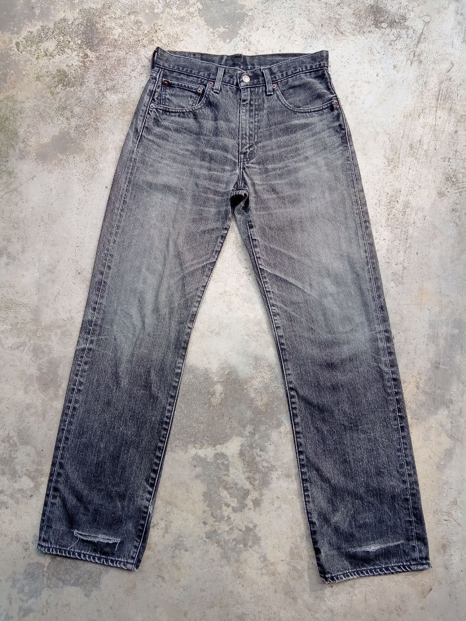 Vintage Levi's REDLOOP 510 Distressed Black Faded Jeans