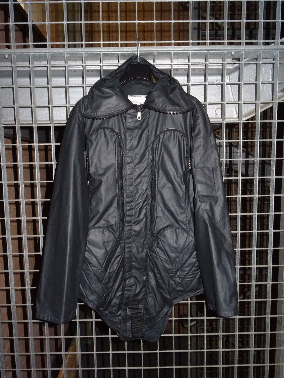 image of Vexed Generation Late 90’S Riot Coated Cotton Parka in Black, Men's (Size Small)