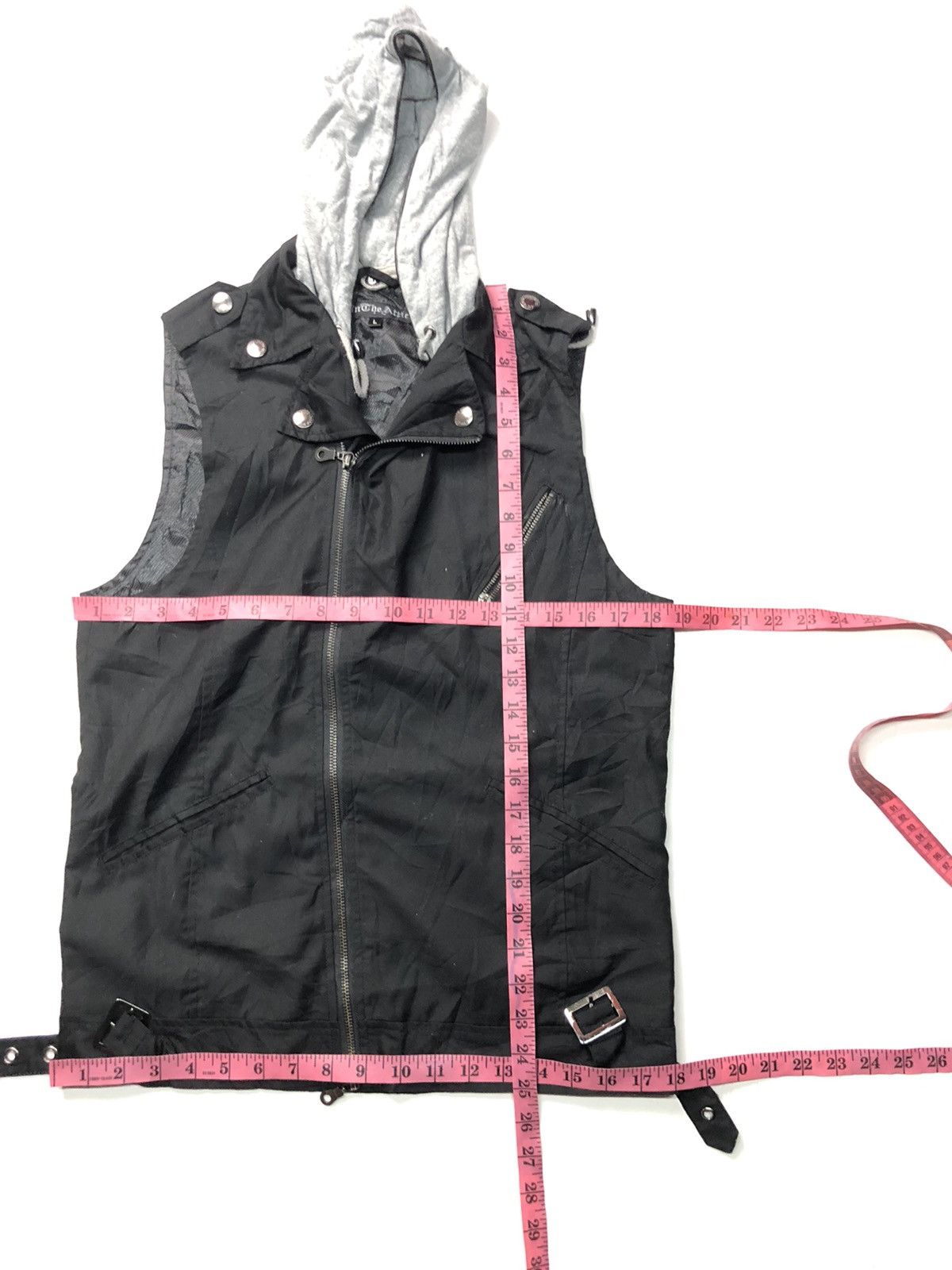 In The Attic × Japanese Brand IN THE ATTIC DOUBLE COLLAR PUNK ROCK SLEEVE LESS Size US S / EU 44-46 / 1 - 11 Thumbnail
