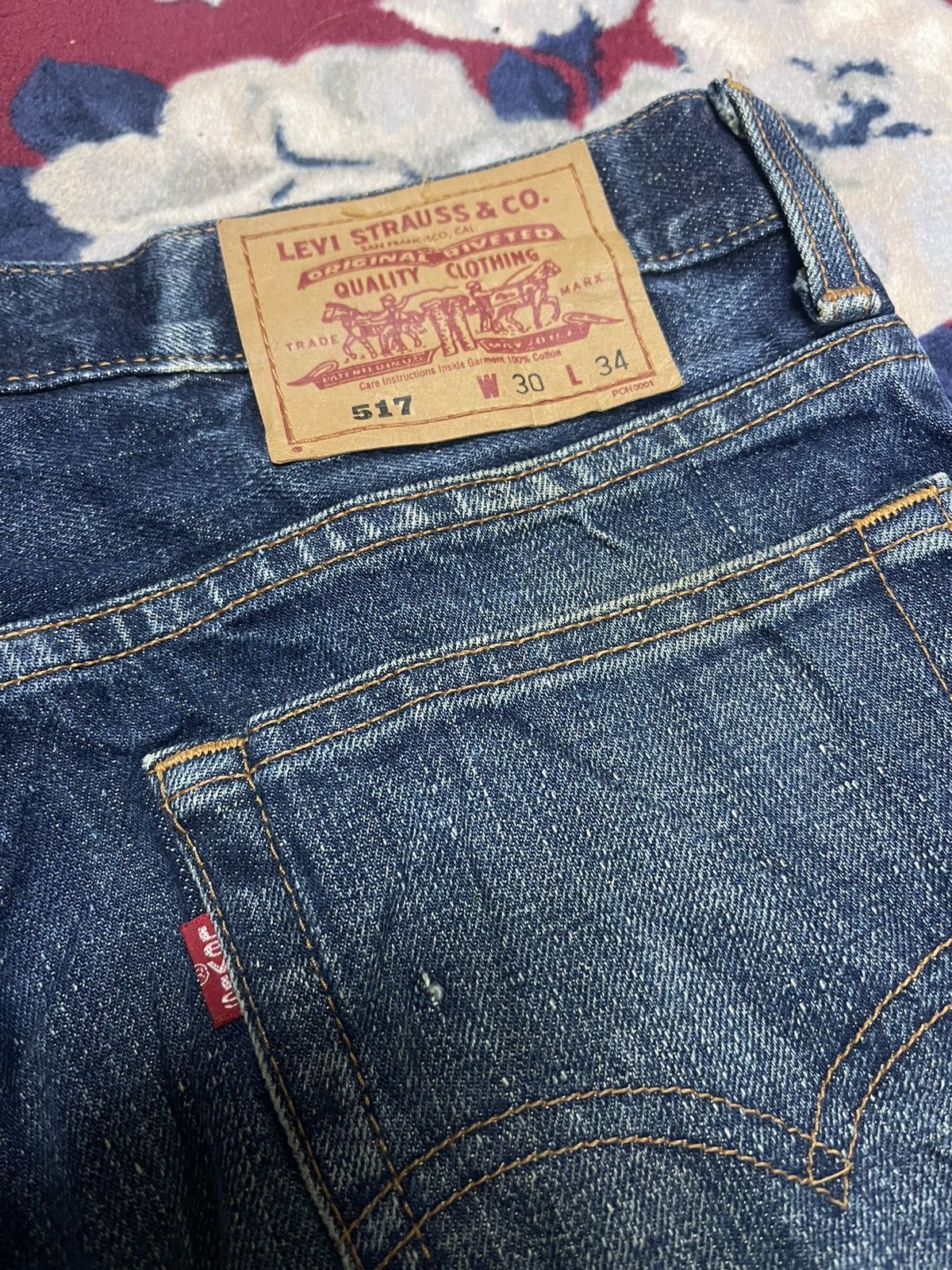 Levi's Vintage levis 517 denim flaire cutting Size US 30 / EU 46 - 4 Thumbnail