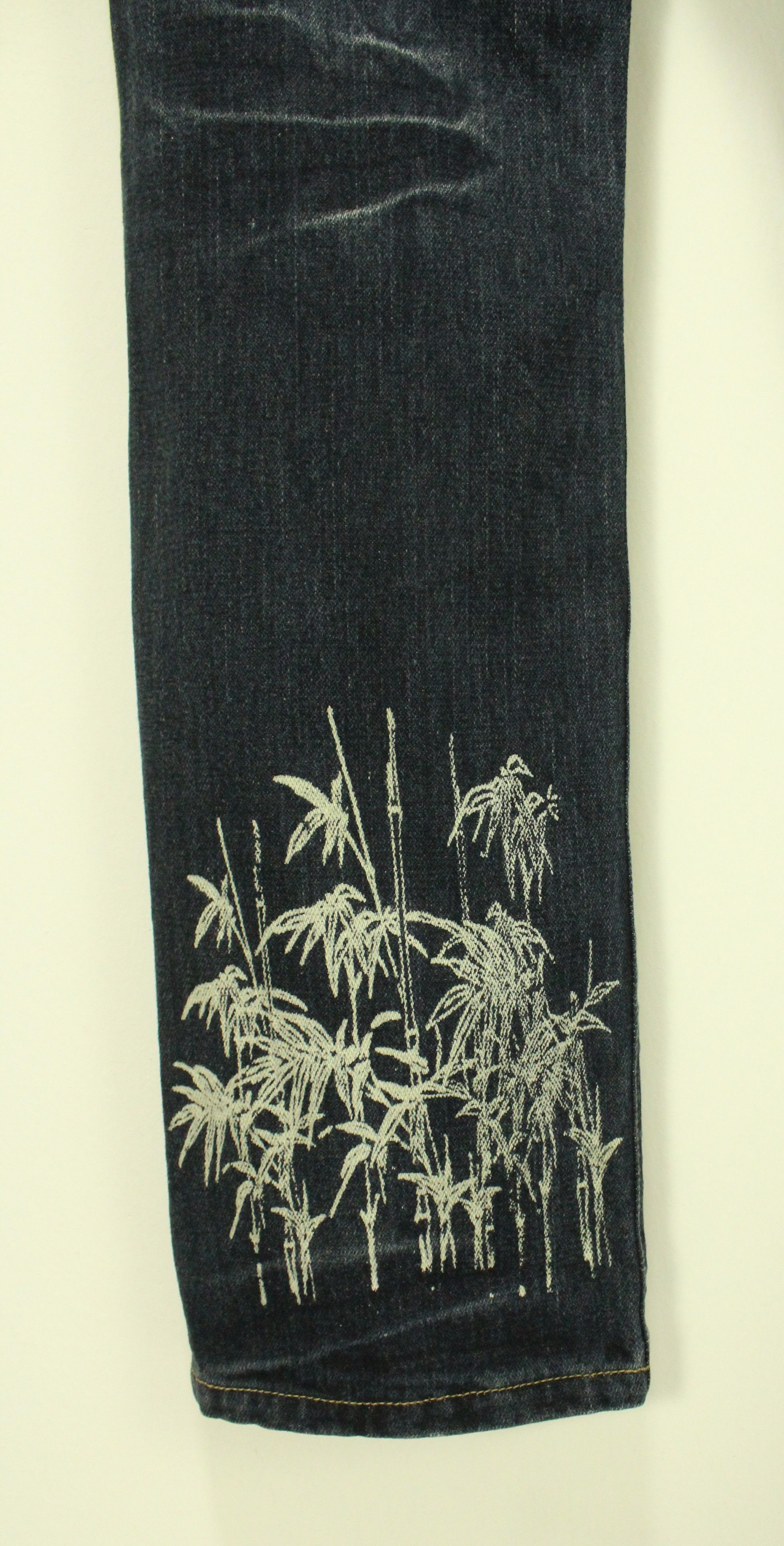 Japanese Brand TIGER Printed Denim Japan Crafted Patchwork Styled Size US 30 / EU 46 - 14 Thumbnail