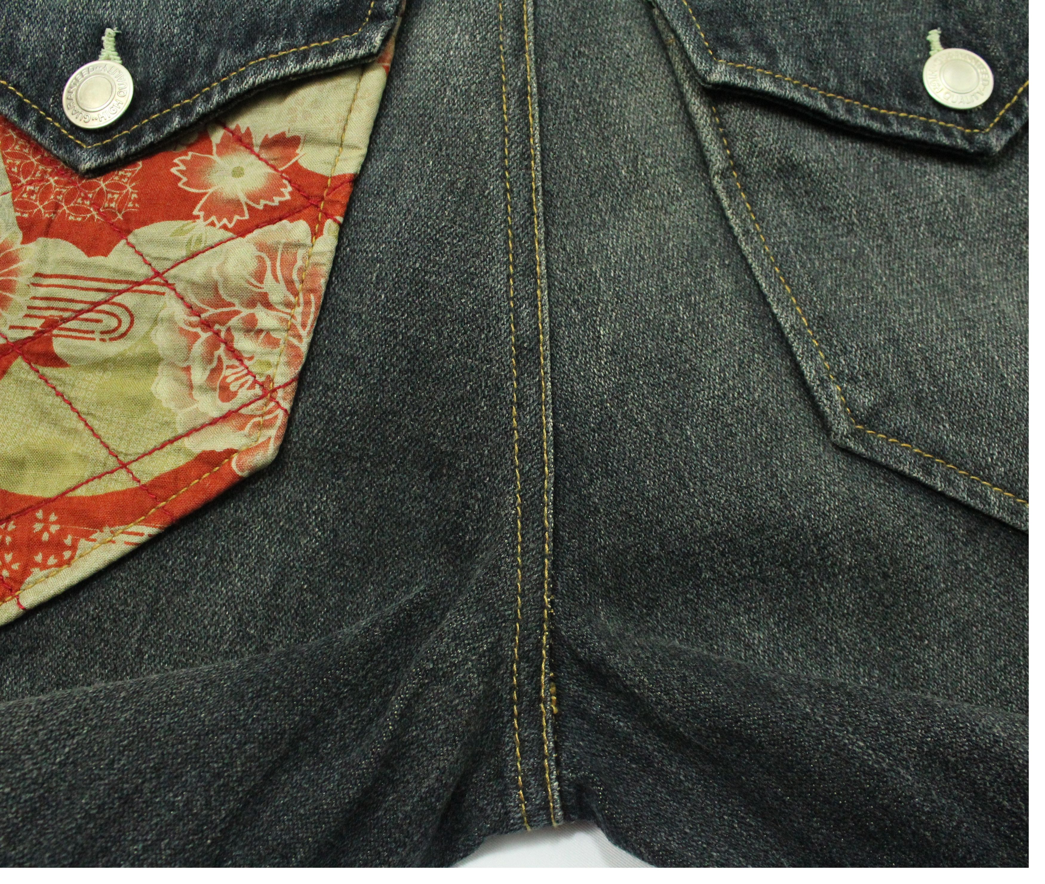 Japanese Brand TIGER Printed Denim Japan Crafted Patchwork Styled Size US 30 / EU 46 - 22 Thumbnail