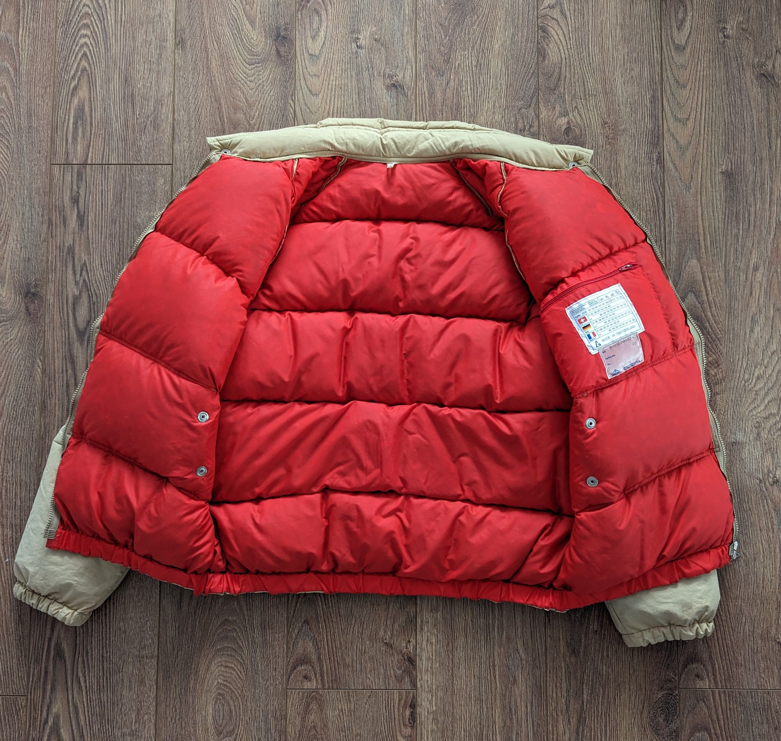 Other Vintage Roger Egger SA Down Puffer Jacket MadeIn Switzerland Size US M / EU 48-50 / 2 - 15 Thumbnail