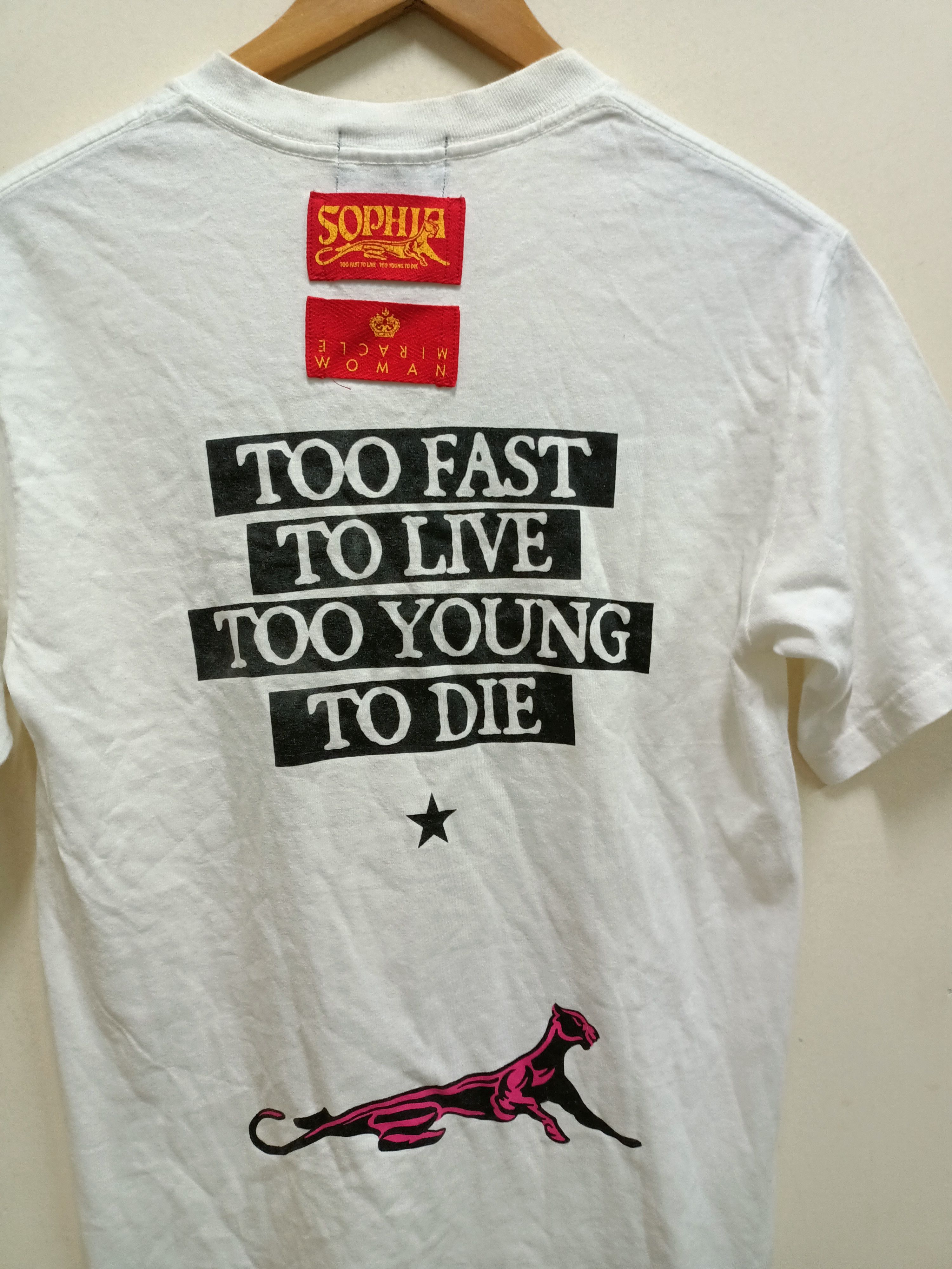 A.F.F.A. Miracle Woman X Sophia Too Fast To Live Too Young To Die Size US S / EU 44-46 / 1 - 3 Thumbnail