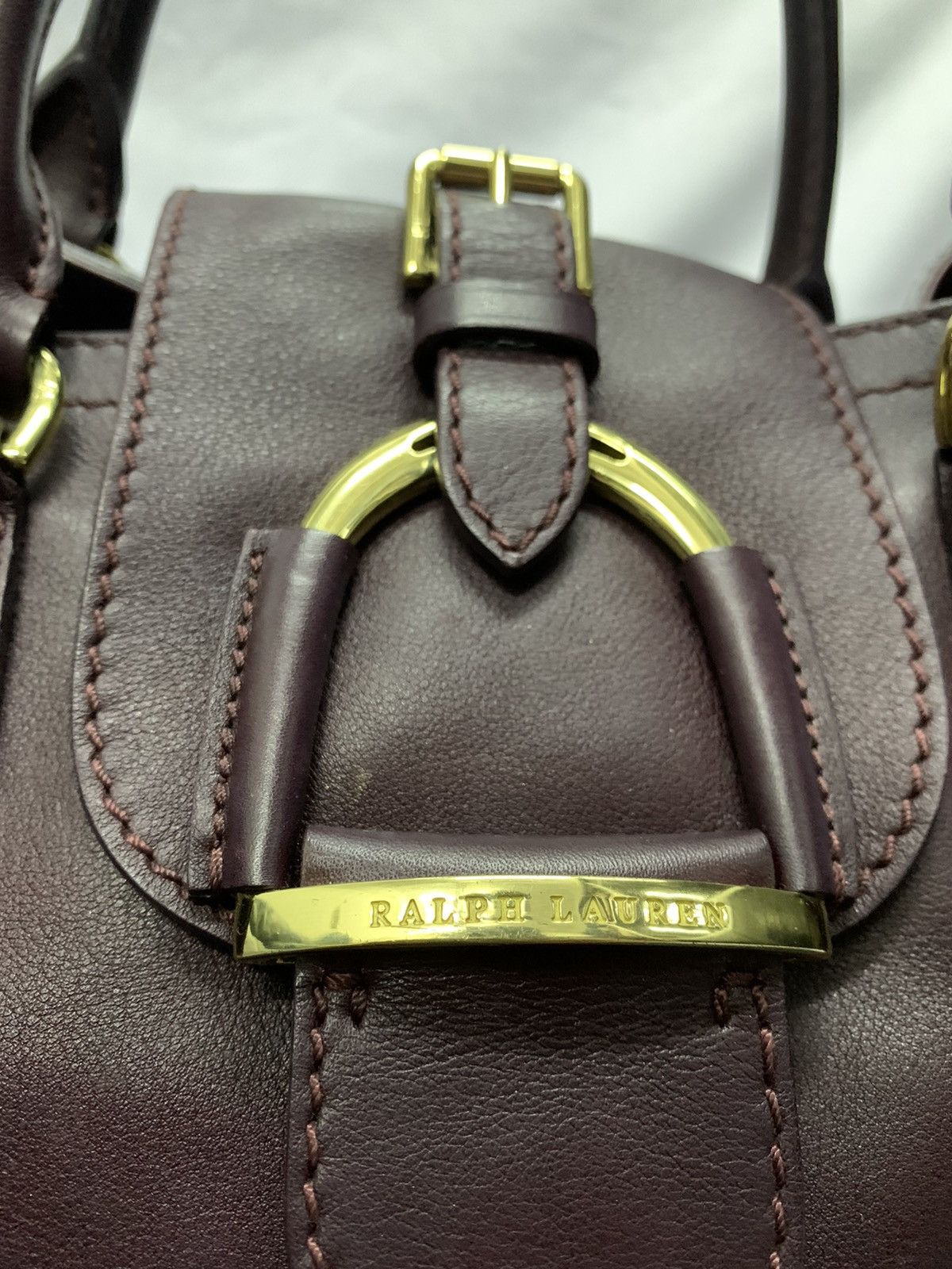 Ralph Lauren Made In Italy Ralph Lauren Handbag Stirrup Horseshoe Size ONE SIZE - 3 Thumbnail