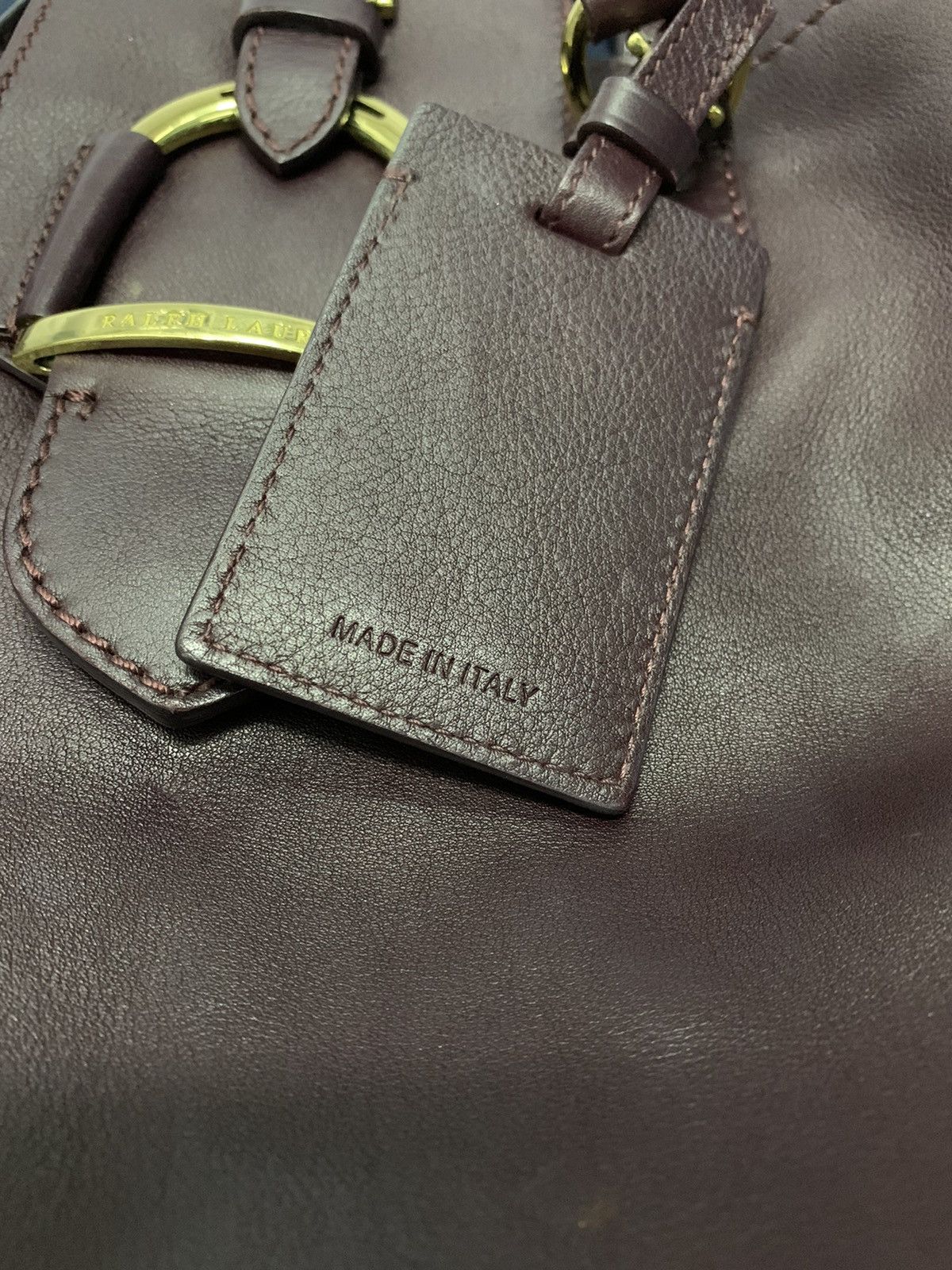Ralph Lauren Made In Italy Ralph Lauren Handbag Stirrup Horseshoe Size ONE SIZE - 11 Thumbnail