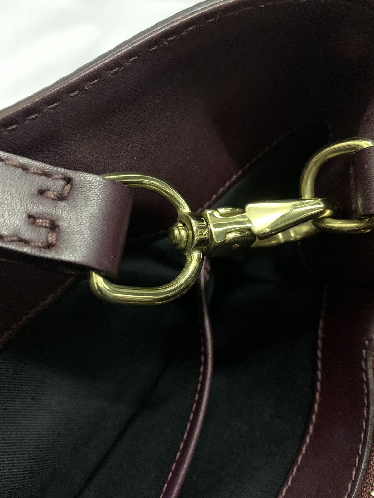 Ralph Lauren Made In Italy Ralph Lauren Handbag Stirrup Horseshoe Size ONE SIZE - 10 Thumbnail