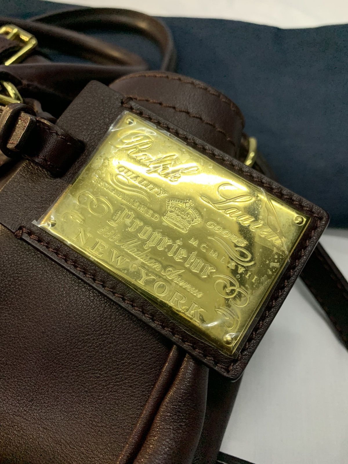 Ralph Lauren Made In Italy Ralph Lauren Handbag Stirrup Horseshoe Size ONE SIZE - 12 Thumbnail