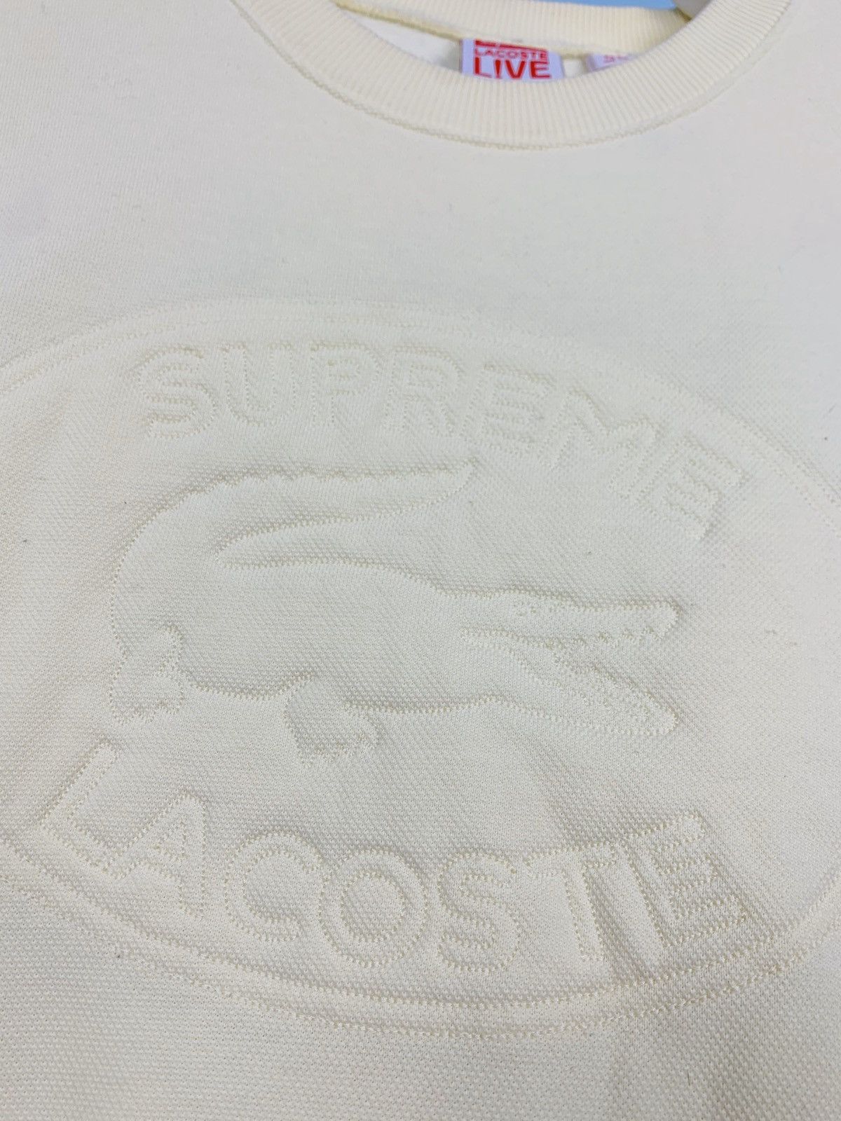 Lacoste × Supreme SS17 Supreme Lacoste Pique Crewneck Size US XL / EU 56 / 4 - 8 Thumbnail