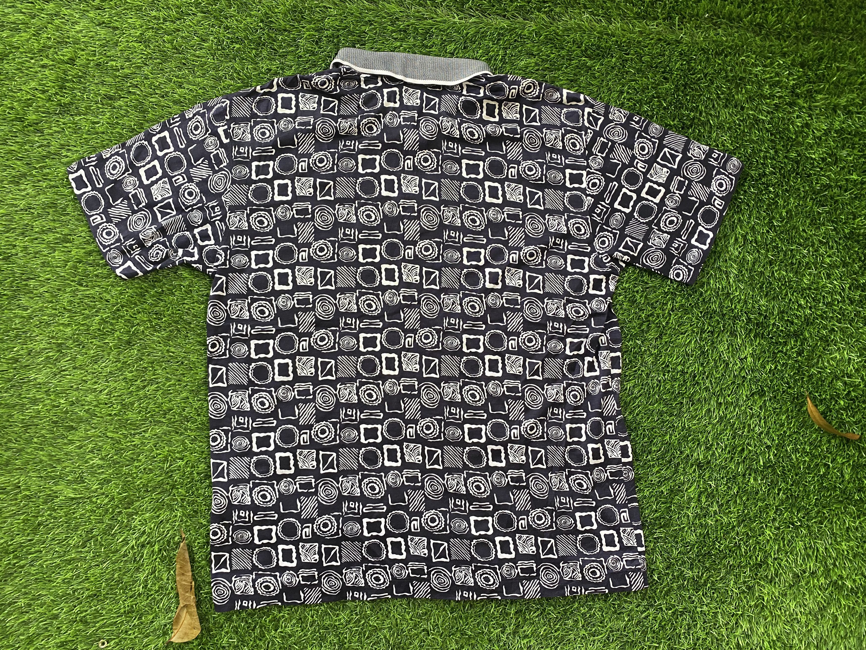 Yves Saint Laurent Vintage 90s Yves Saint Laurent Polo Shirt Full Print Size US L / EU 52-54 / 3 - 5 Thumbnail