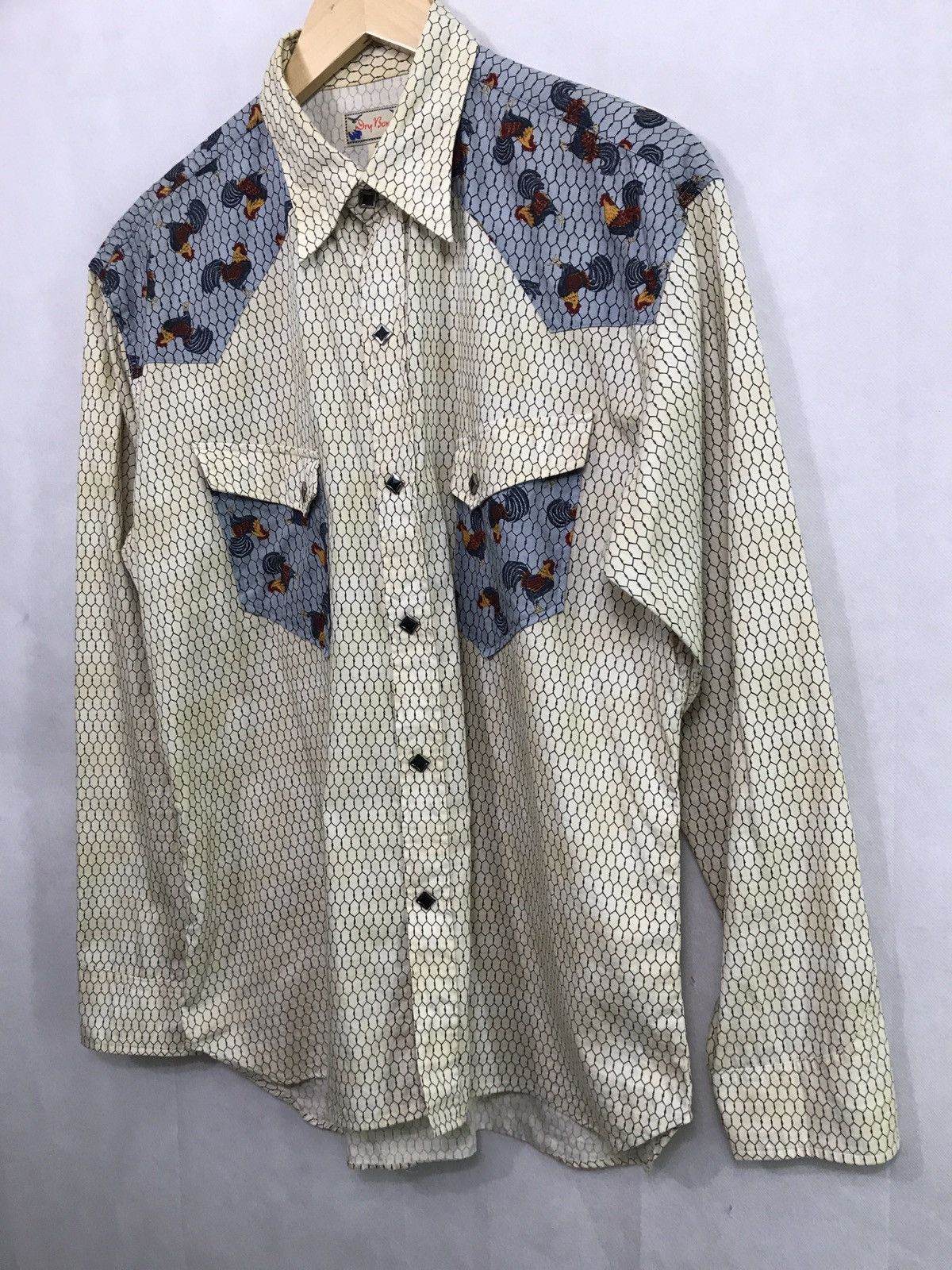 Dry Bones 🔊🔥DRY BONES western shirt cock snake nice design Size US L / EU 52-54 / 3 - 3 Thumbnail