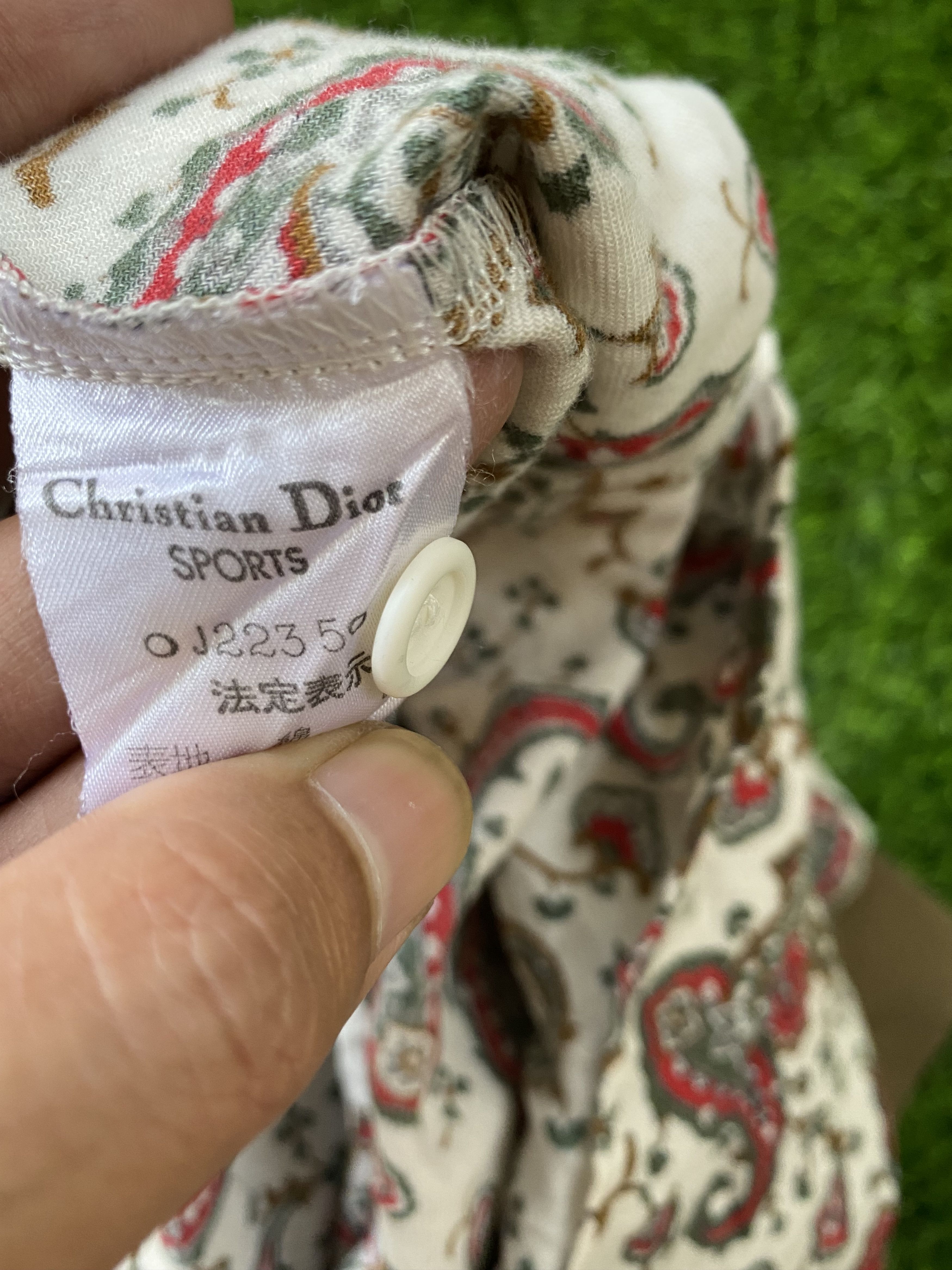 Christian Dior Monsieur Vintage 90s Christian Dior Paisley Longsleeve Shirts Size M / US 6-8 / IT 42-44 - 5 Thumbnail