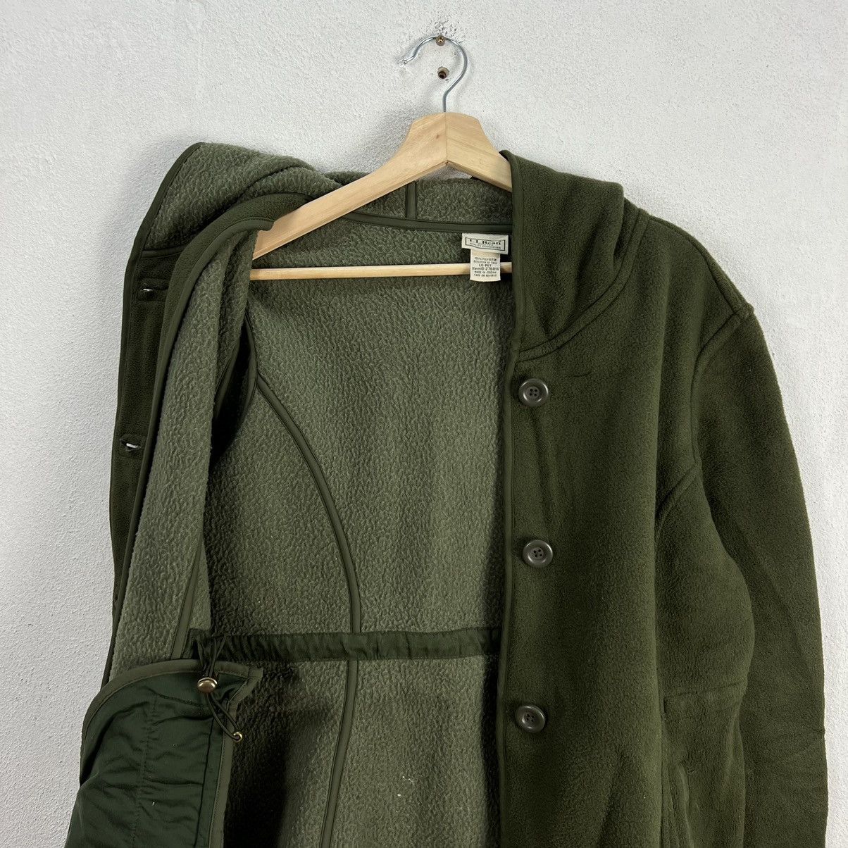 Japanese Brand VINTAGE L.L BEAN MILITARY WEAR JACKET FLEECE STYLE Size US L / EU 52-54 / 3 - 10 Thumbnail