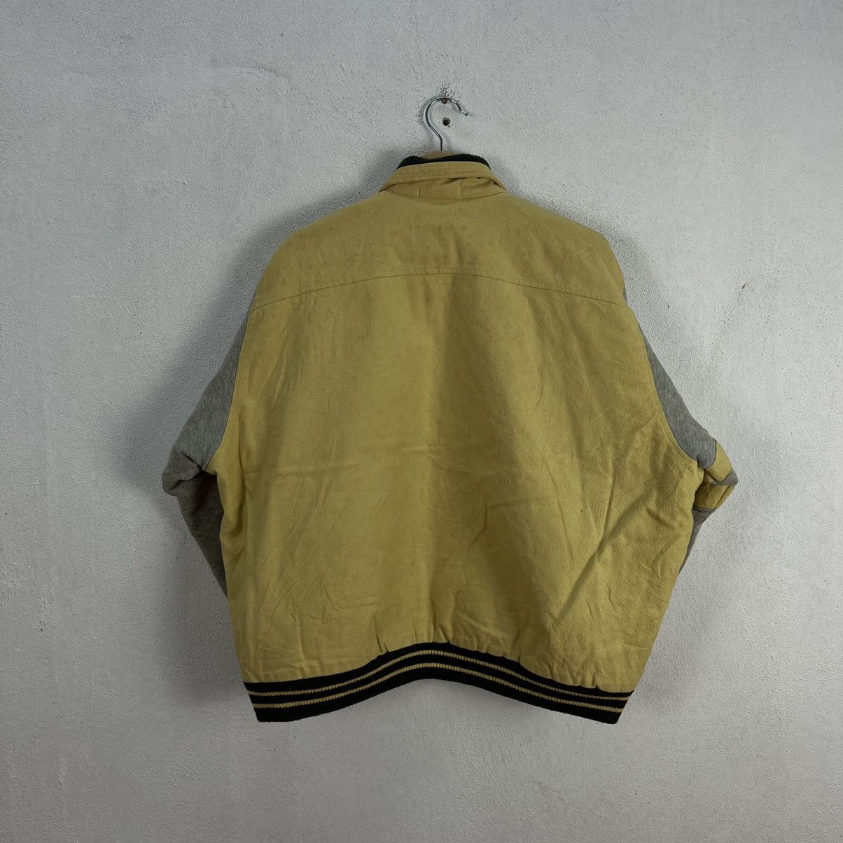 Japanese Brand VINTAGE VARSITY JACKET CREATION CUBE BIG LOGO Size US L / EU 52-54 / 3 - 7 Thumbnail