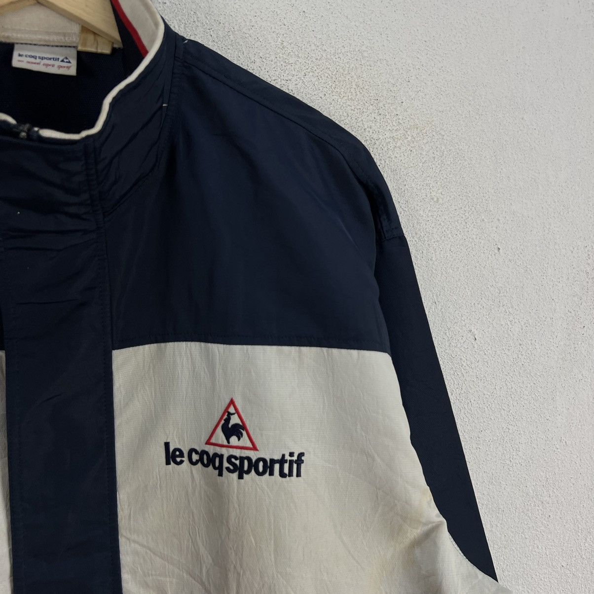 Japanese Brand VINTAGE LE COQ SPORTIF BIG LOGO JACKET Size US L / EU 52-54 / 3 - 3 Thumbnail