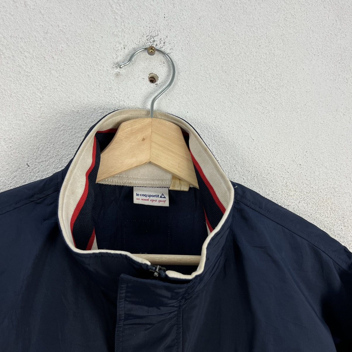 Japanese Brand VINTAGE LE COQ SPORTIF BIG LOGO JACKET Size US L / EU 52-54 / 3 - 6 Thumbnail