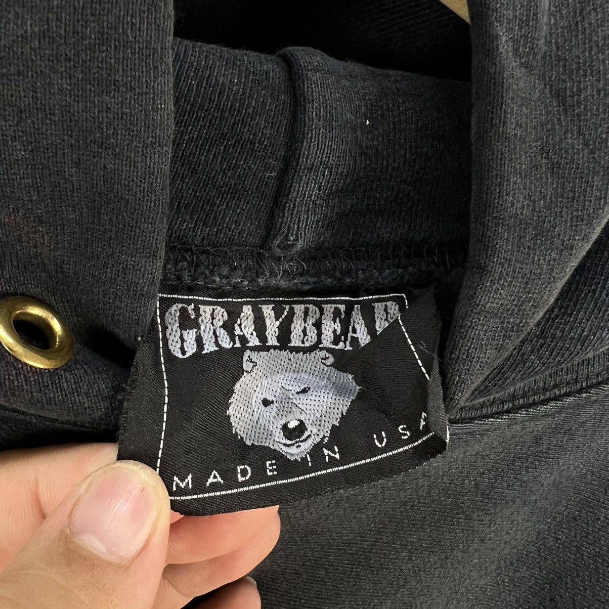 Japanese Brand × Vintage VINTAGE GREY BEAR MADE IN USA VIKINGS BIG LOGO HOODIE Size US XL / EU 56 / 4 - 10 Thumbnail