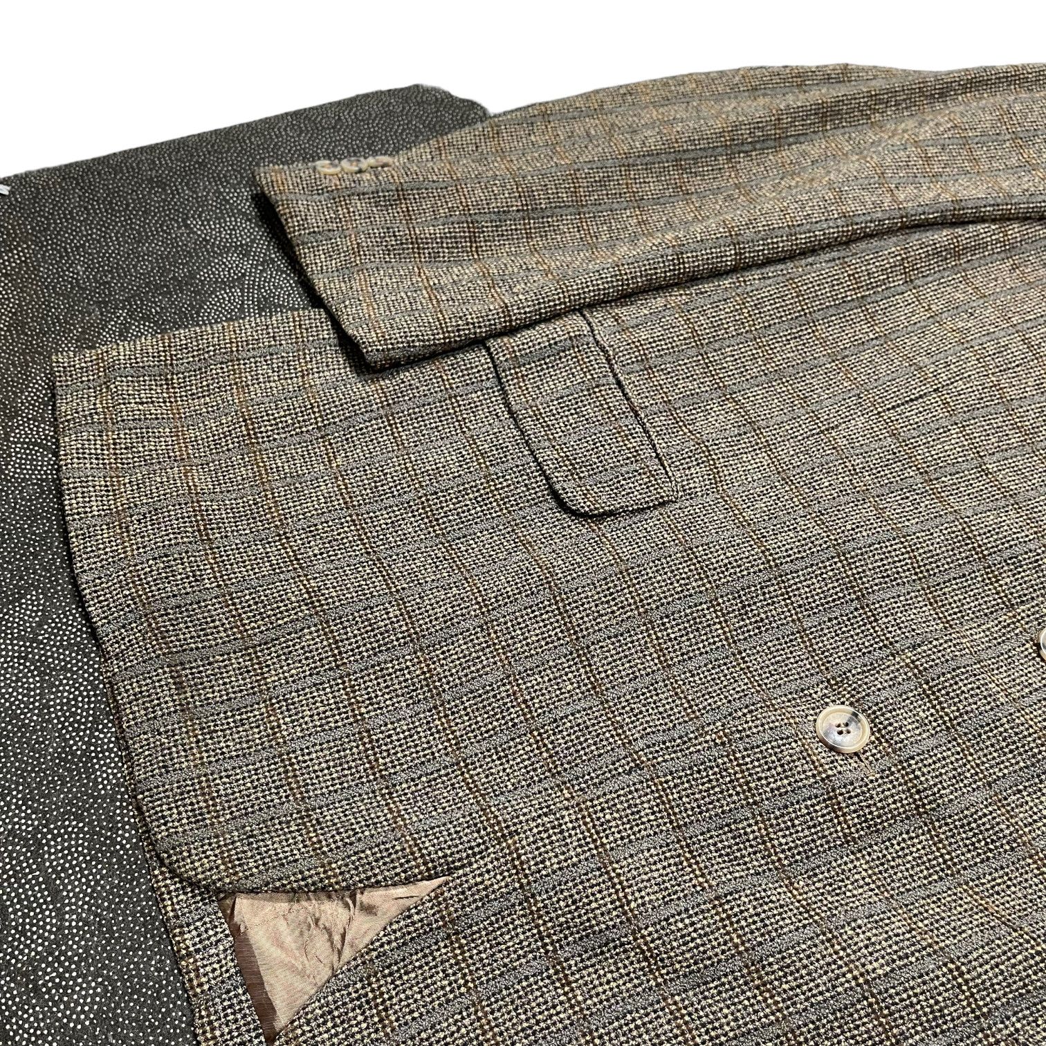 Loewe Loewe Plaid Wool 1990s Blazer Size 44R - 6 Thumbnail