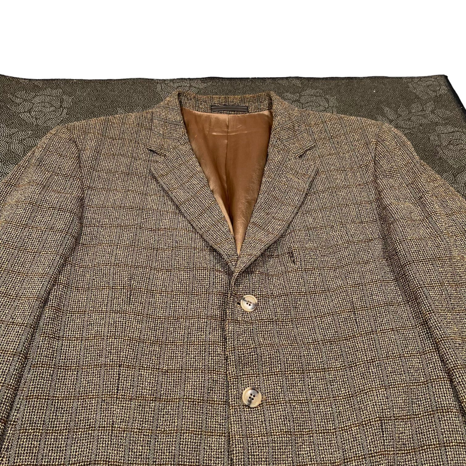 Loewe Loewe Plaid Wool 1990s Blazer Size 44R - 4 Thumbnail