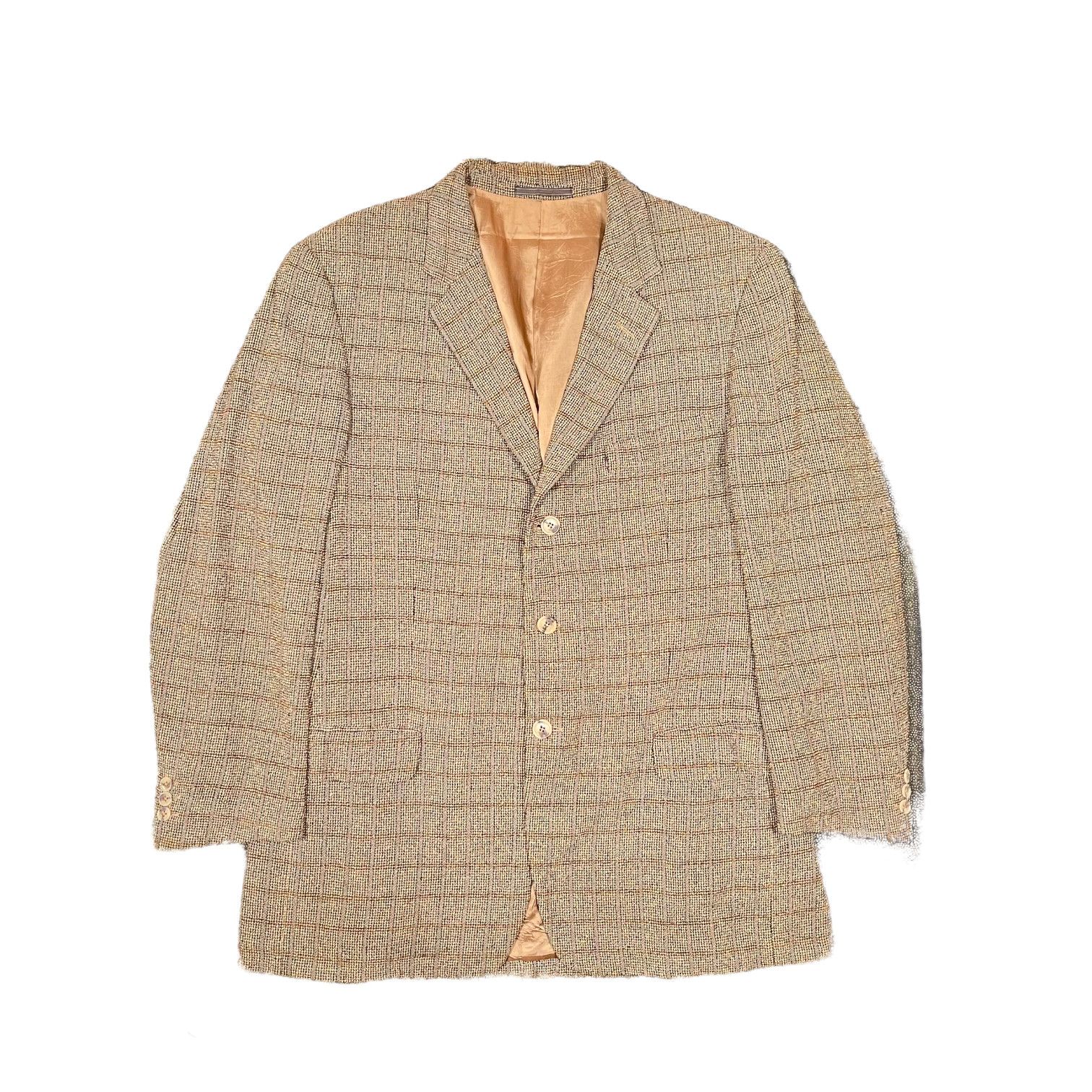 Loewe Loewe Plaid Wool 1990s Blazer Size 44R - 1 Thumbnail