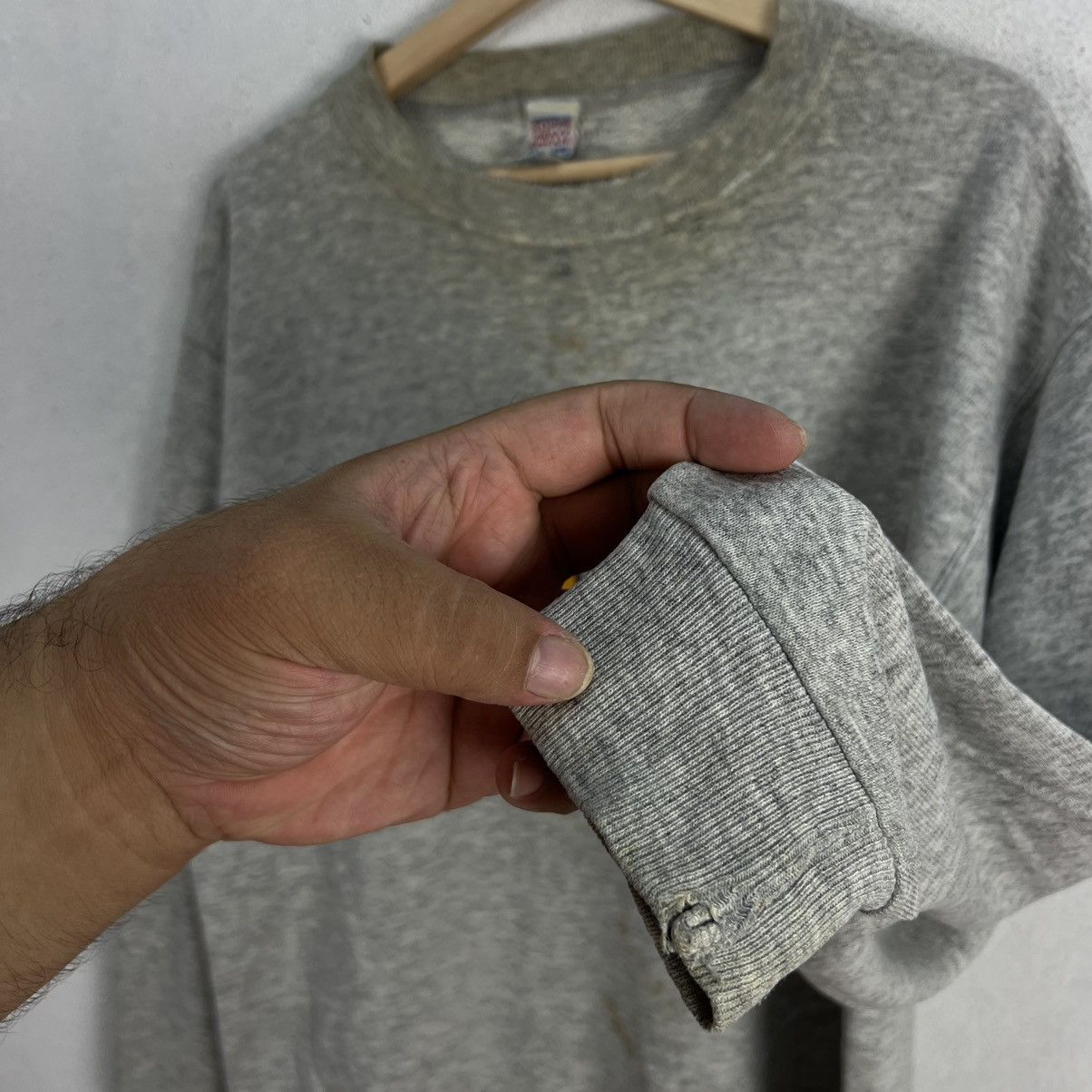 Vintage VINTAGE NAVY SOFFE HEAVY SWEATS SWEATSHIRT BIG LOGO Size US L / EU 52-54 / 3 - 4 Thumbnail