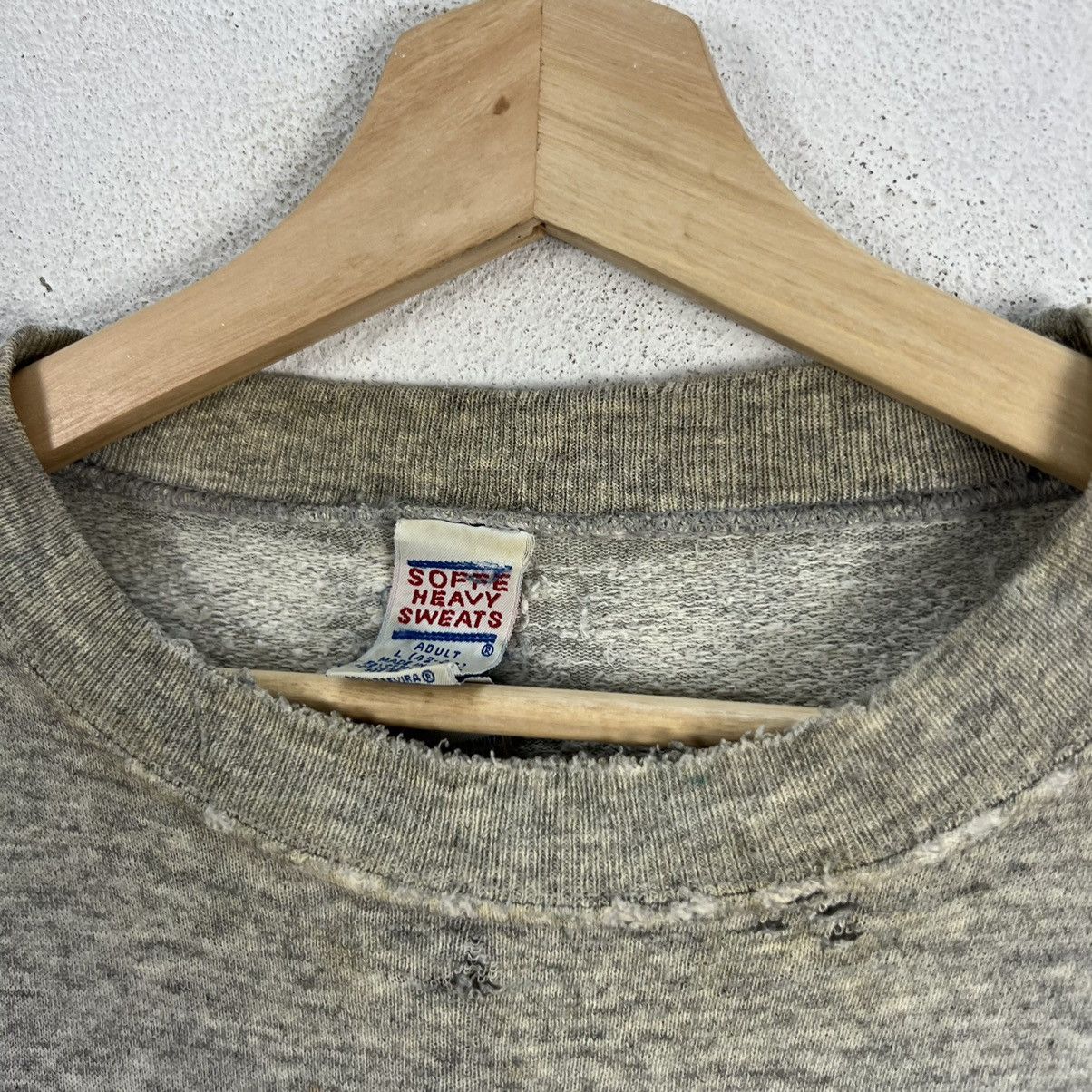 Vintage VINTAGE NAVY SOFFE HEAVY SWEATS SWEATSHIRT BIG LOGO Size US L / EU 52-54 / 3 - 5 Thumbnail