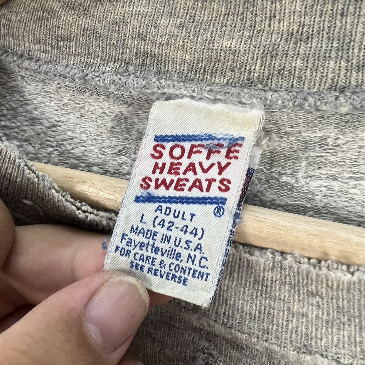 Vintage VINTAGE NAVY SOFFE HEAVY SWEATS SWEATSHIRT BIG LOGO Size US L / EU 52-54 / 3 - 8 Thumbnail