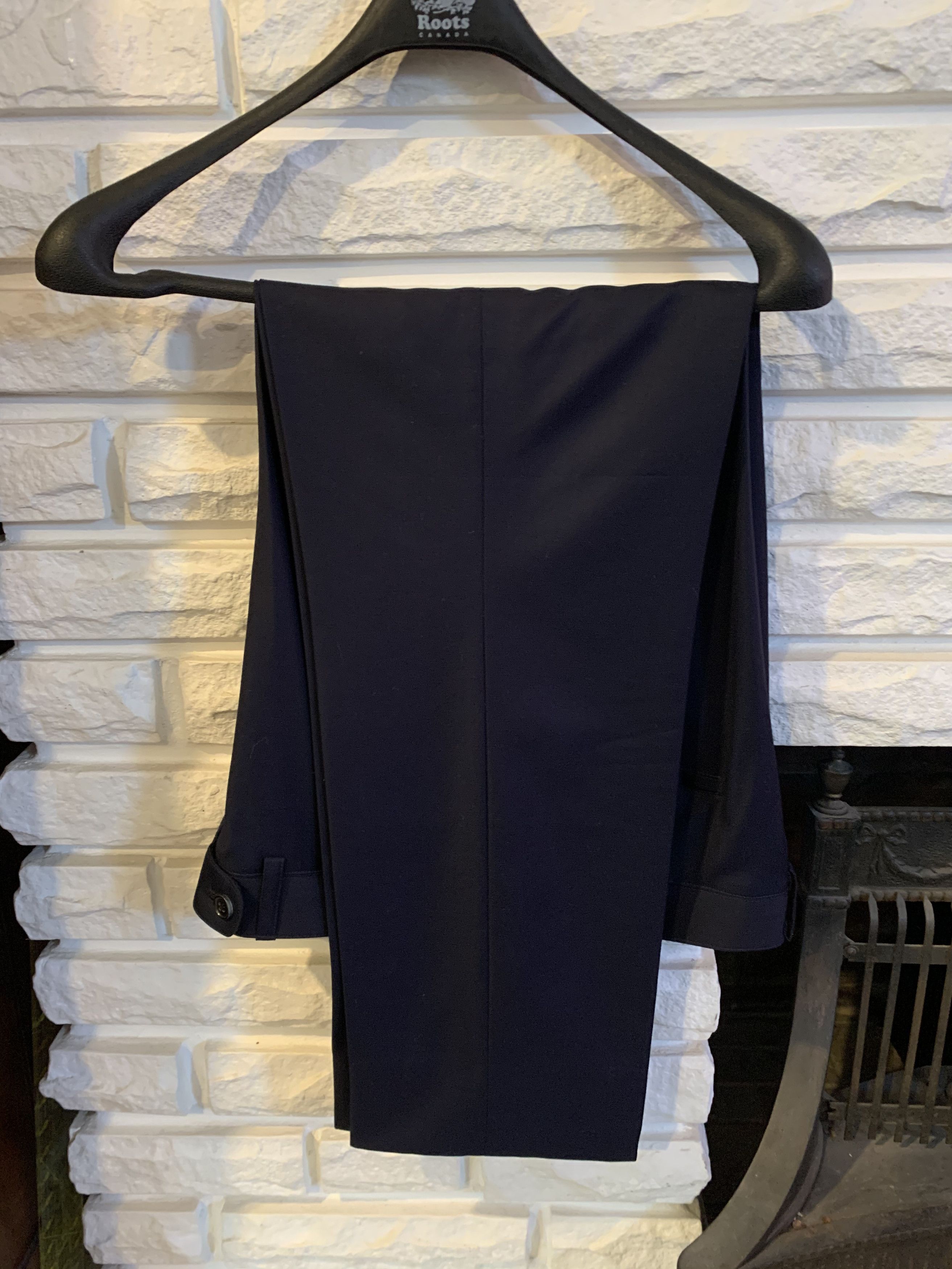 Other Navy Bespoke Tailored Trousers Size US 32 / EU 48 - 1 Thumbnail