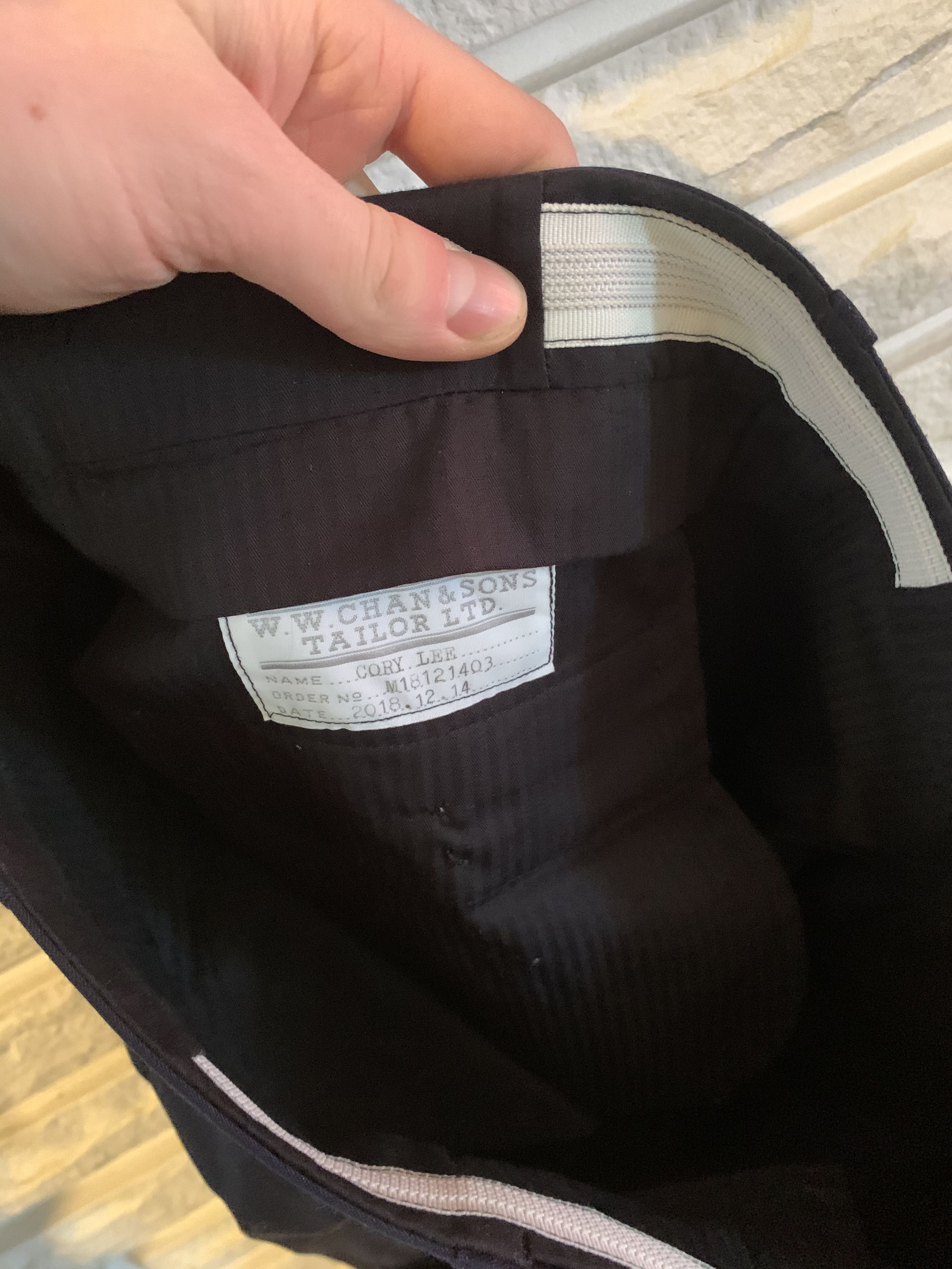 Other Navy Bespoke Tailored Trousers Size US 32 / EU 48 - 5 Thumbnail
